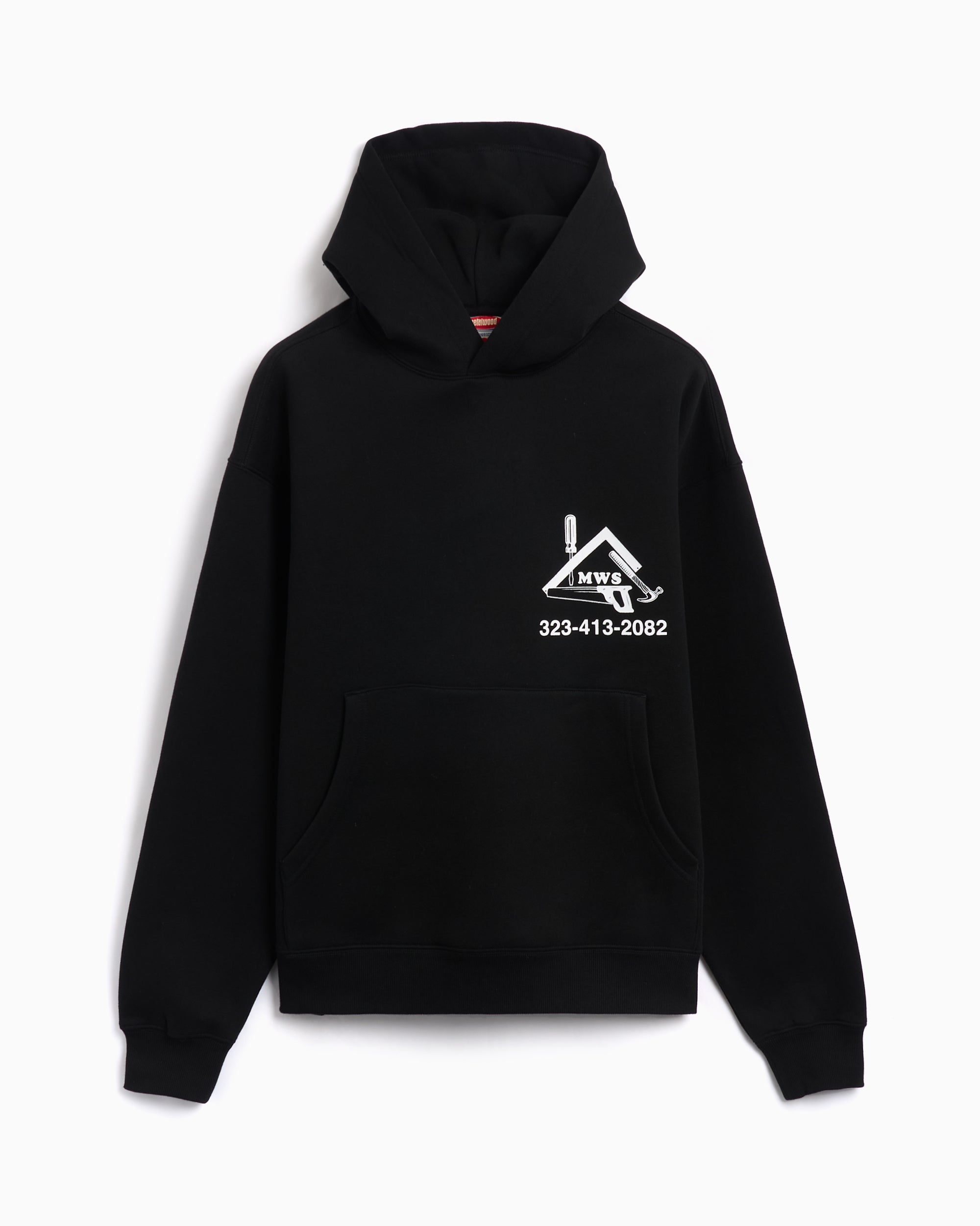 Sweatshirts Metalwood Studio Workshop Men's Hoodie Men's Hoodie - MWS24-06-107-BLK