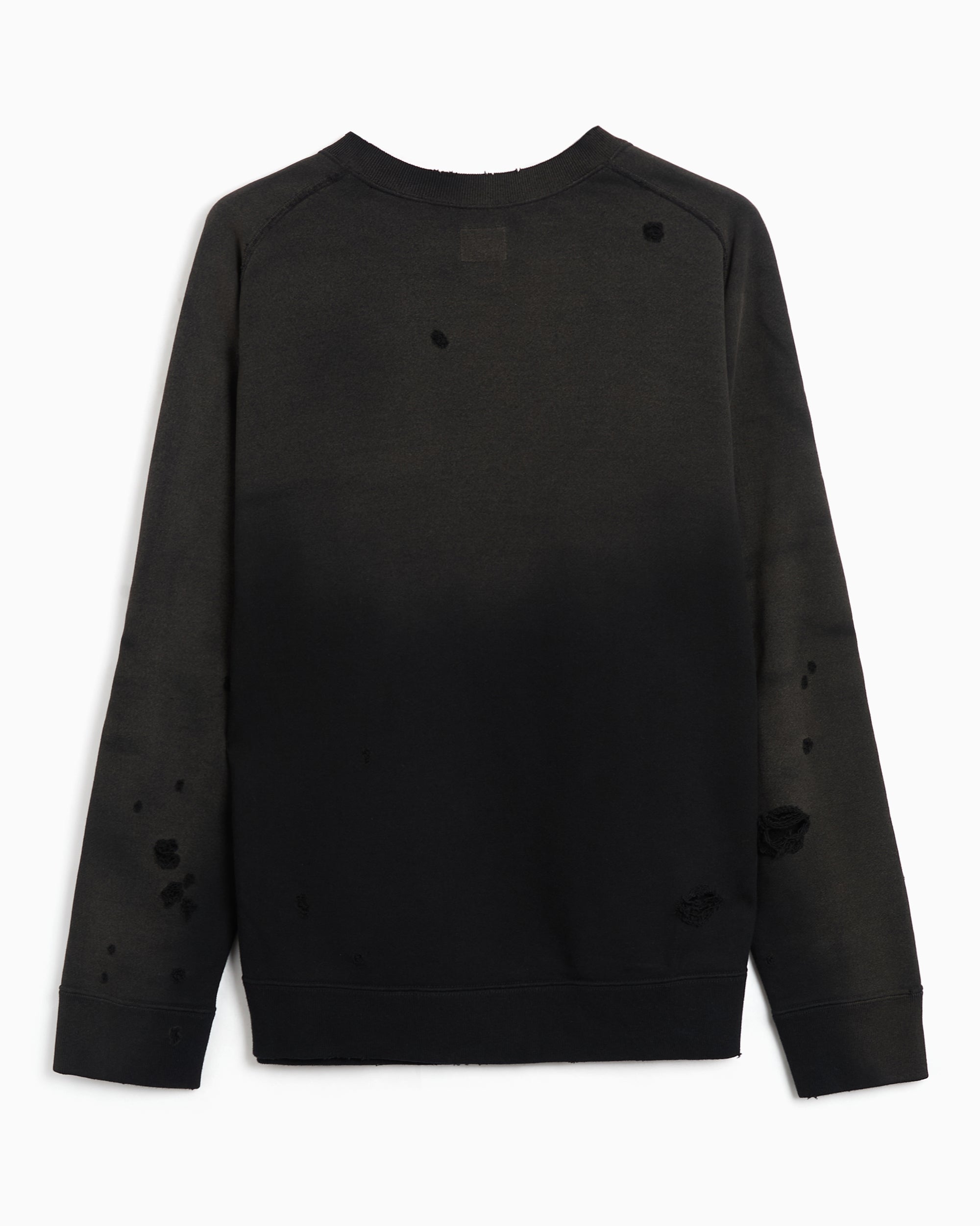 Sweatshirts Needles Deconstructed Logo Relaxed Men's Sweatshirt - SX431-D-Black
