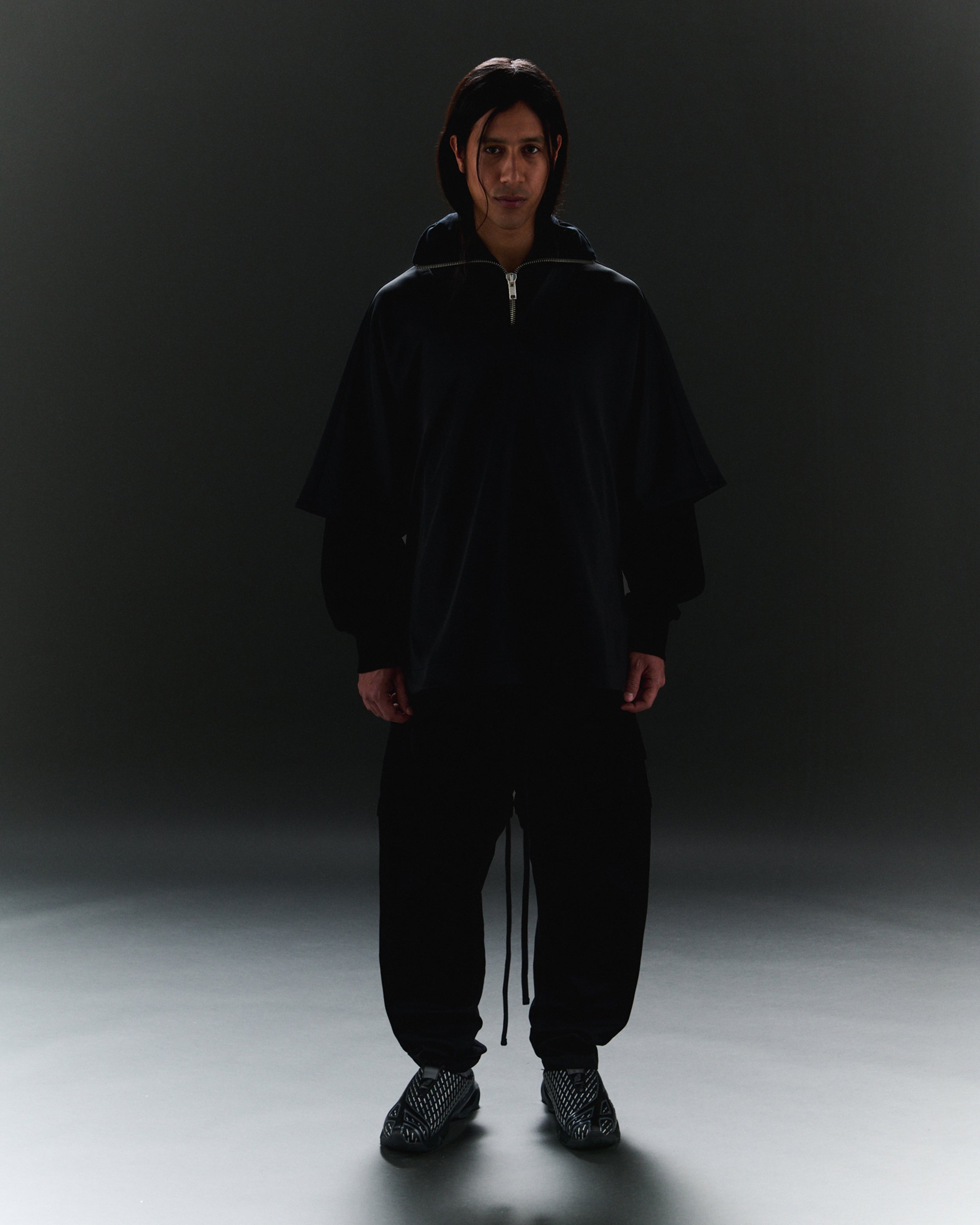 Sweatshirts OVNNIE Men's Balaclava Hoodie Men's Hoodie - NL07B