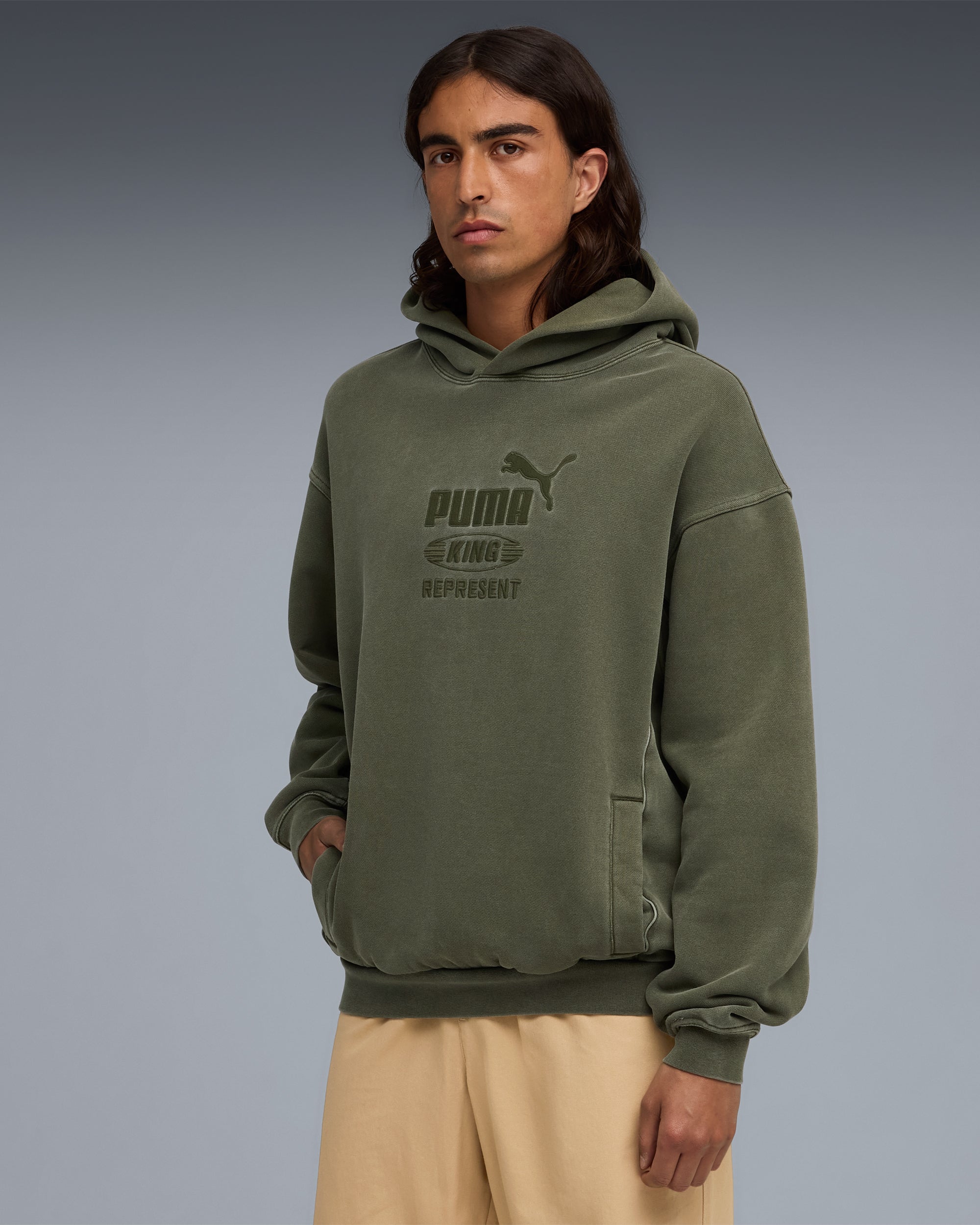 Sweatshirts Puma x REPRESENT Logo Relaxed Unisex Hoodie - 632542-92