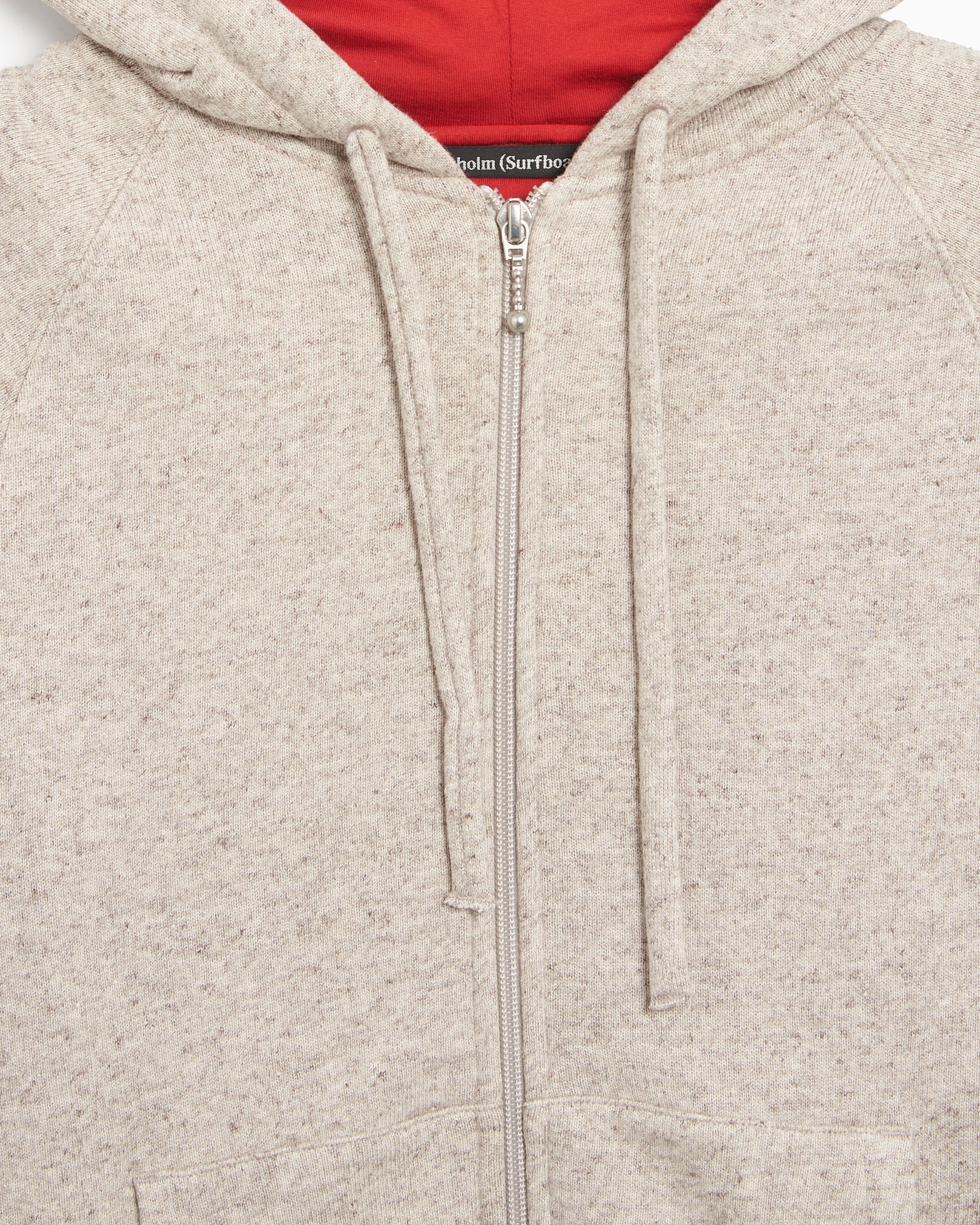 Sweatshirts Stockholm (Surfboard) Club Melange Men's Zip Hoodie Men's Zip-Up Sweatshirt - U1000134-Grey Melange
