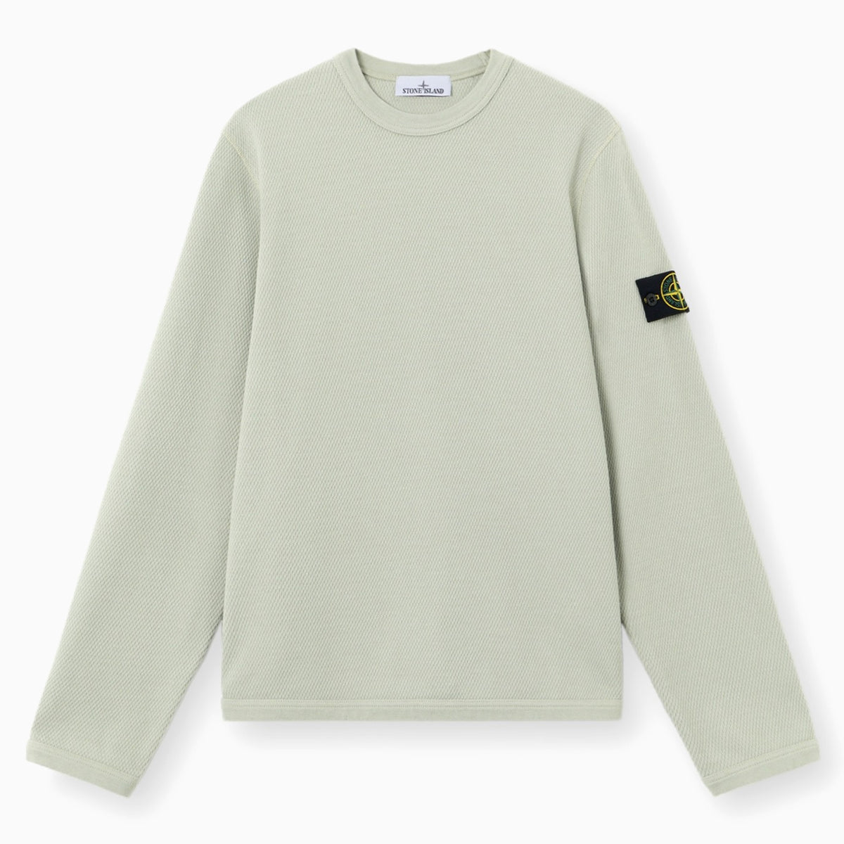 footdistrict mens blue stone island hoodie