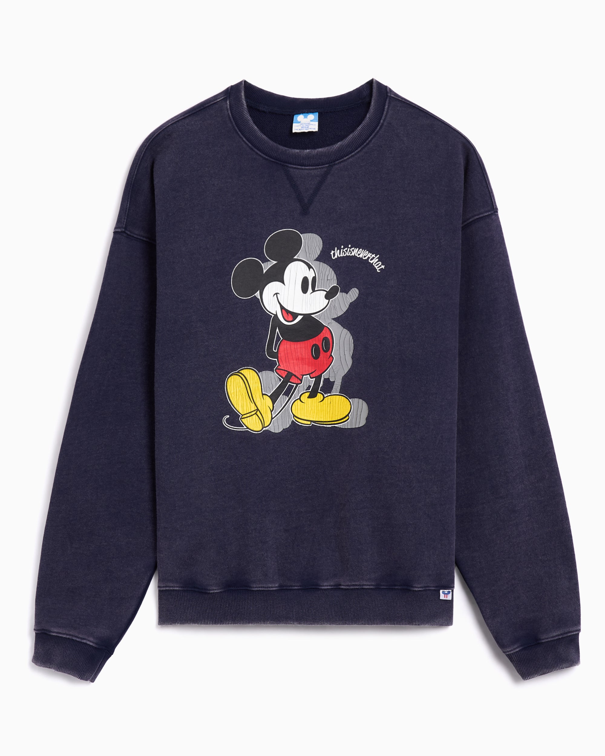 Sweatshirts thisisneverthat® x Disney Mickey Classic Graphic Relaxed Men's Sweatshirt - DS251TSWCW01-NAV