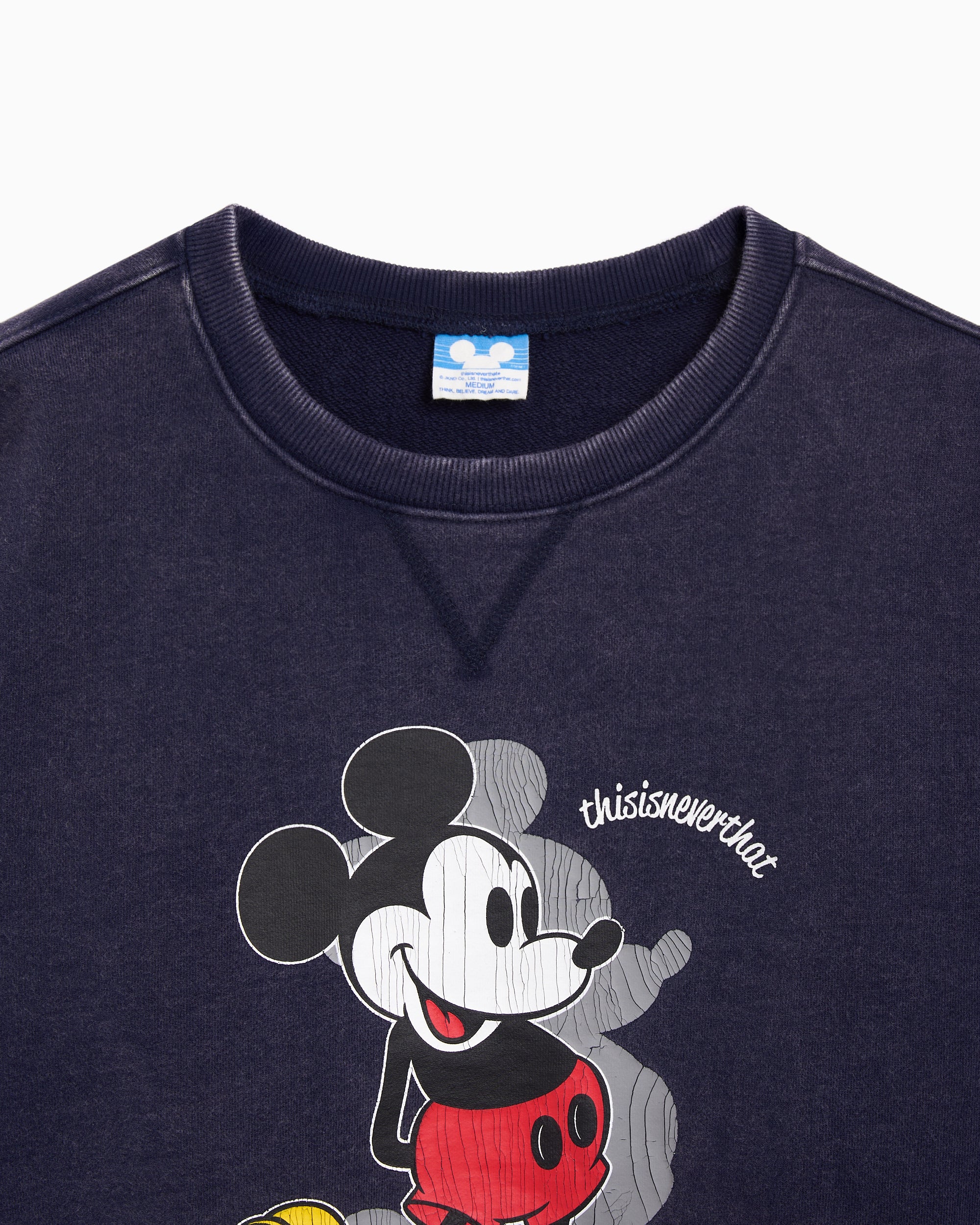 Sweatshirts thisisneverthat® x Disney Mickey Classic Graphic Relaxed Men's Sweatshirt - DS251TSWCW01-NAV