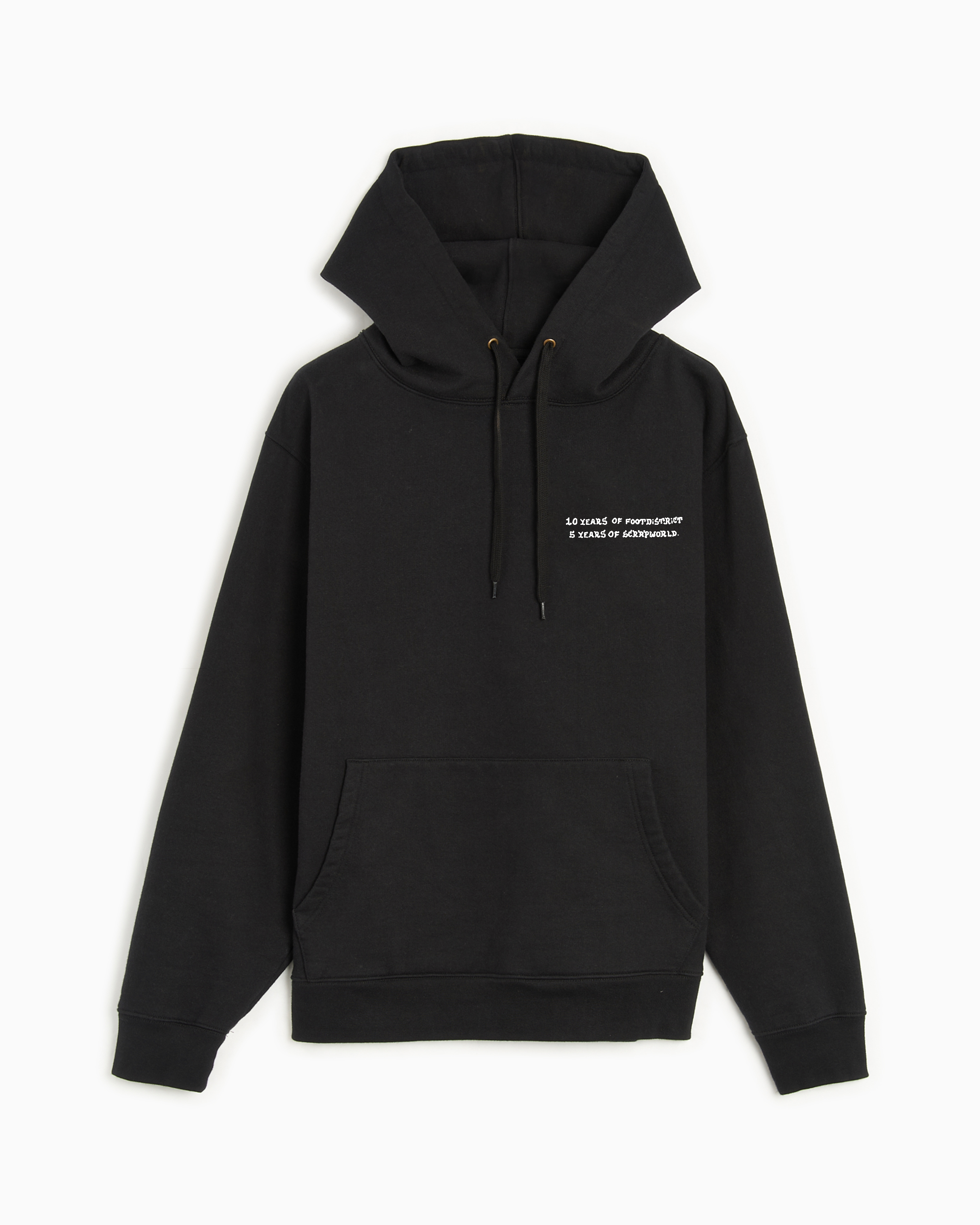 Sweatshirts X ScrapWorld FOOTDISTRICT x ScrapWorld Logo Unisex Hoodie Unisex Hoodie - FDSWHLOGO-BLACK