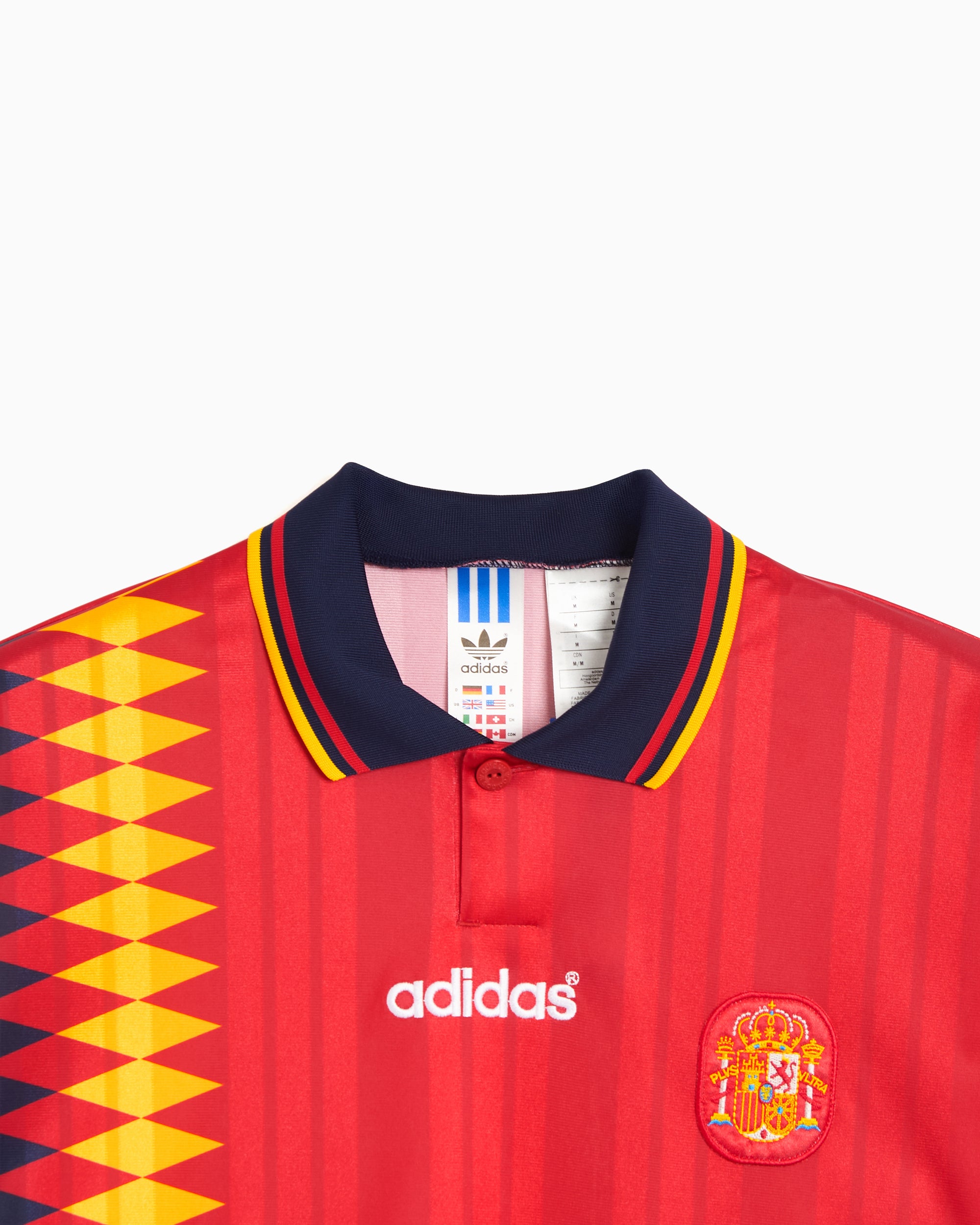 T-Shirts adidas Originals Spain 1994 Football 1st Kit Relaxed Men's Jersey T-Shirt - JN3707