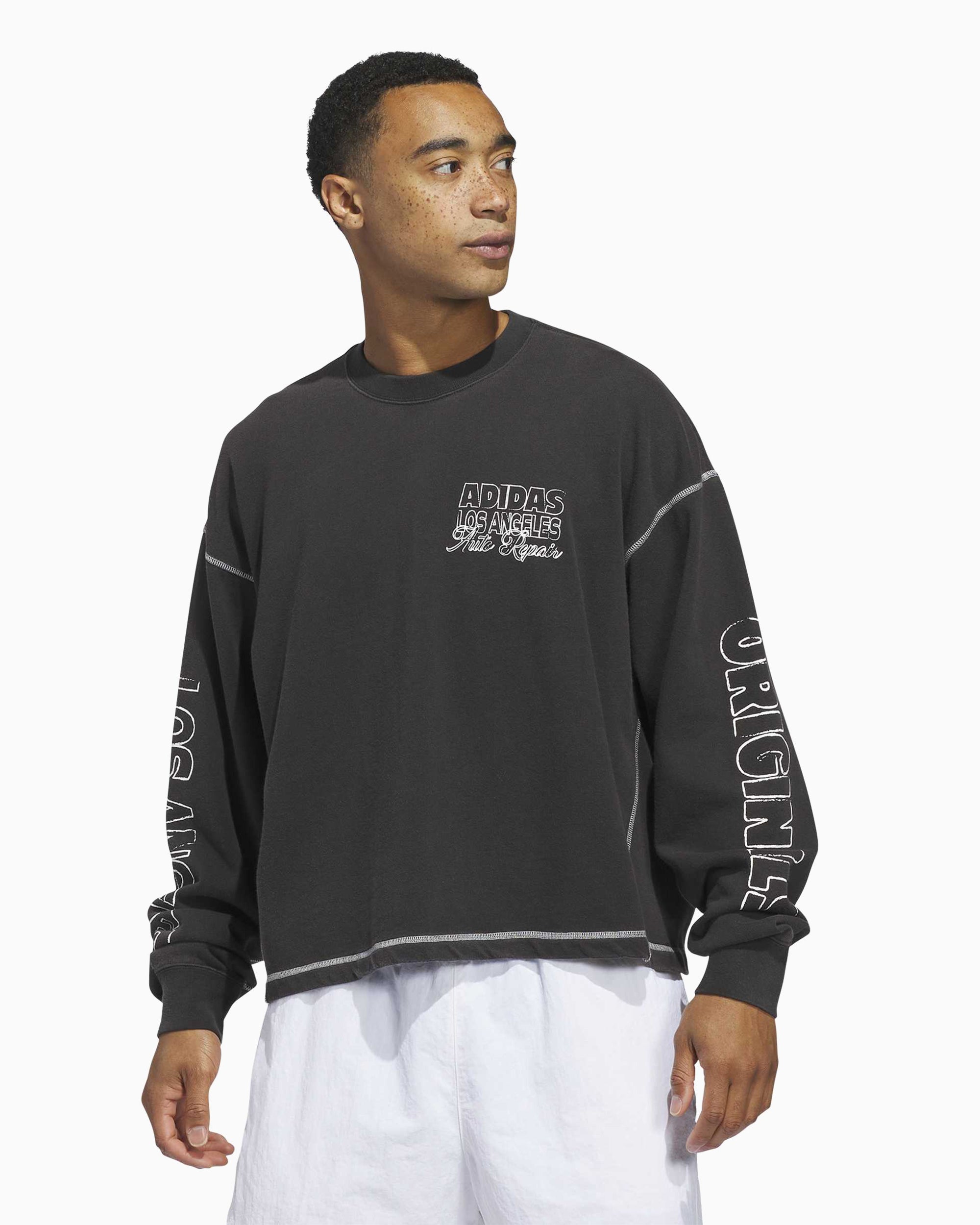 T-Shirts adidas Originals Wilshire Los Angeles Long-Sleeved Unisex T-Shirt - JX6140