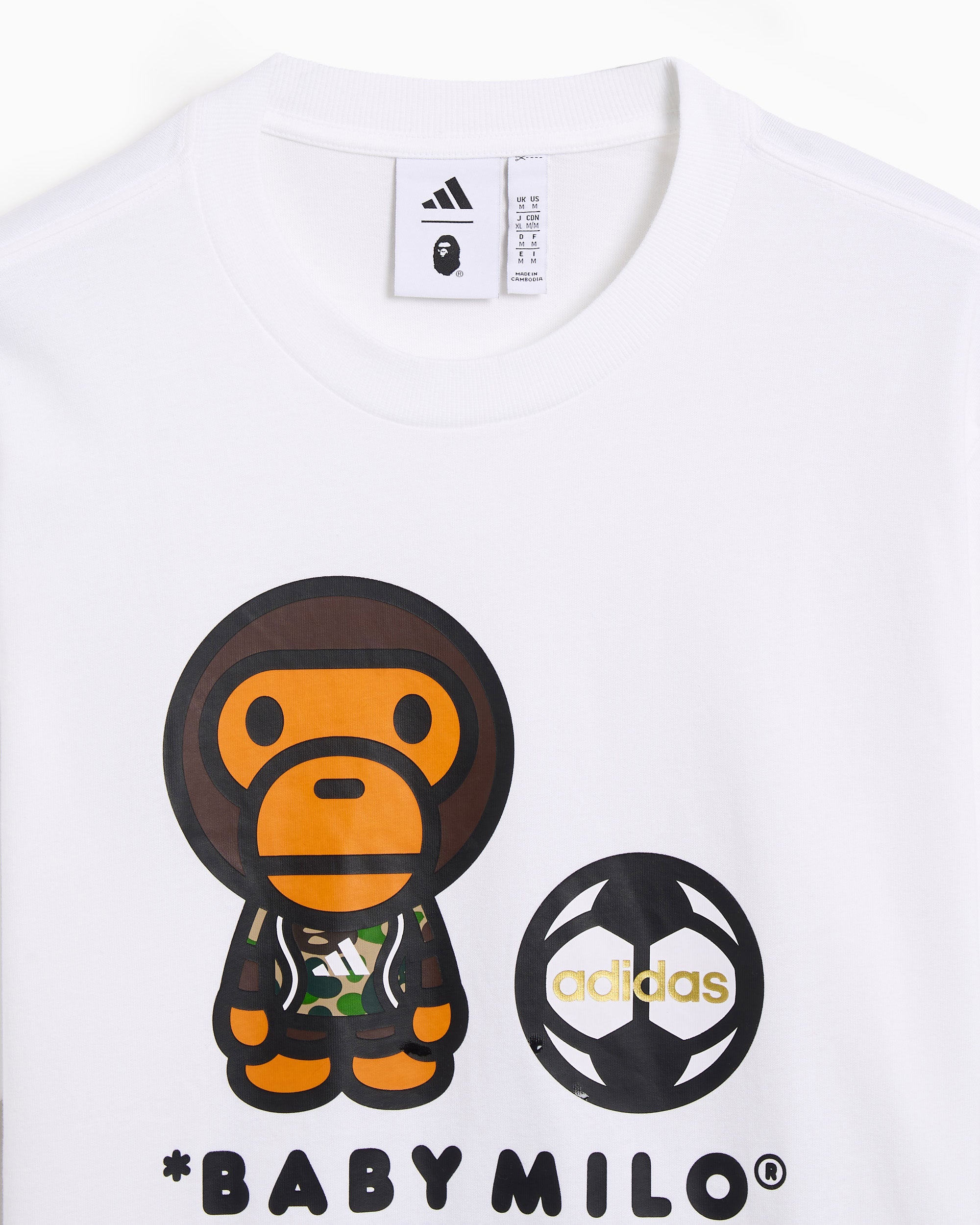 adidas Originals x BAPE Milo Herren-T-Shirt