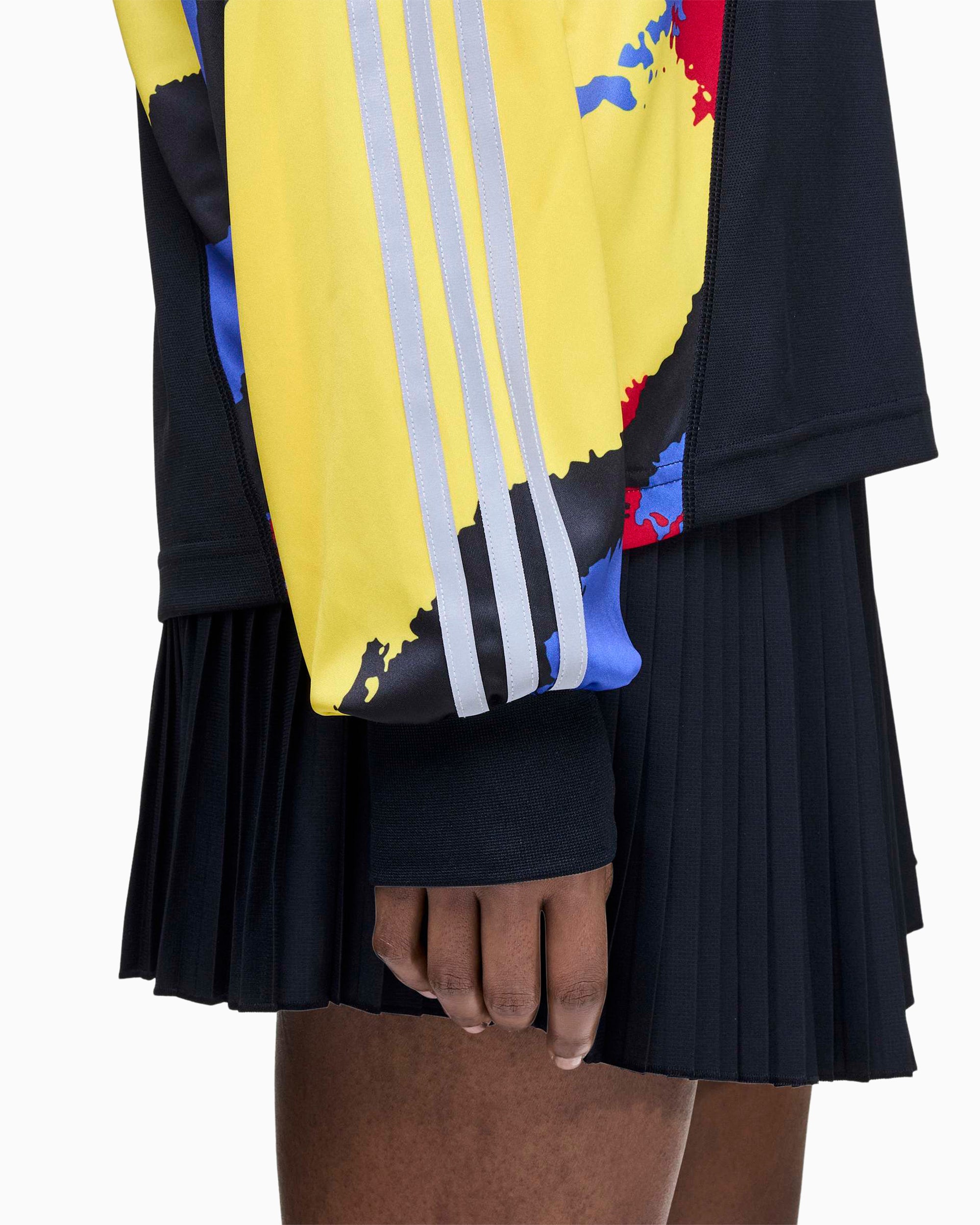 T-Shirts adidas Originals x Brain Dead Graphic Long-Sleeved Relaxed Unisex Jersey T-Shirt - JY7958