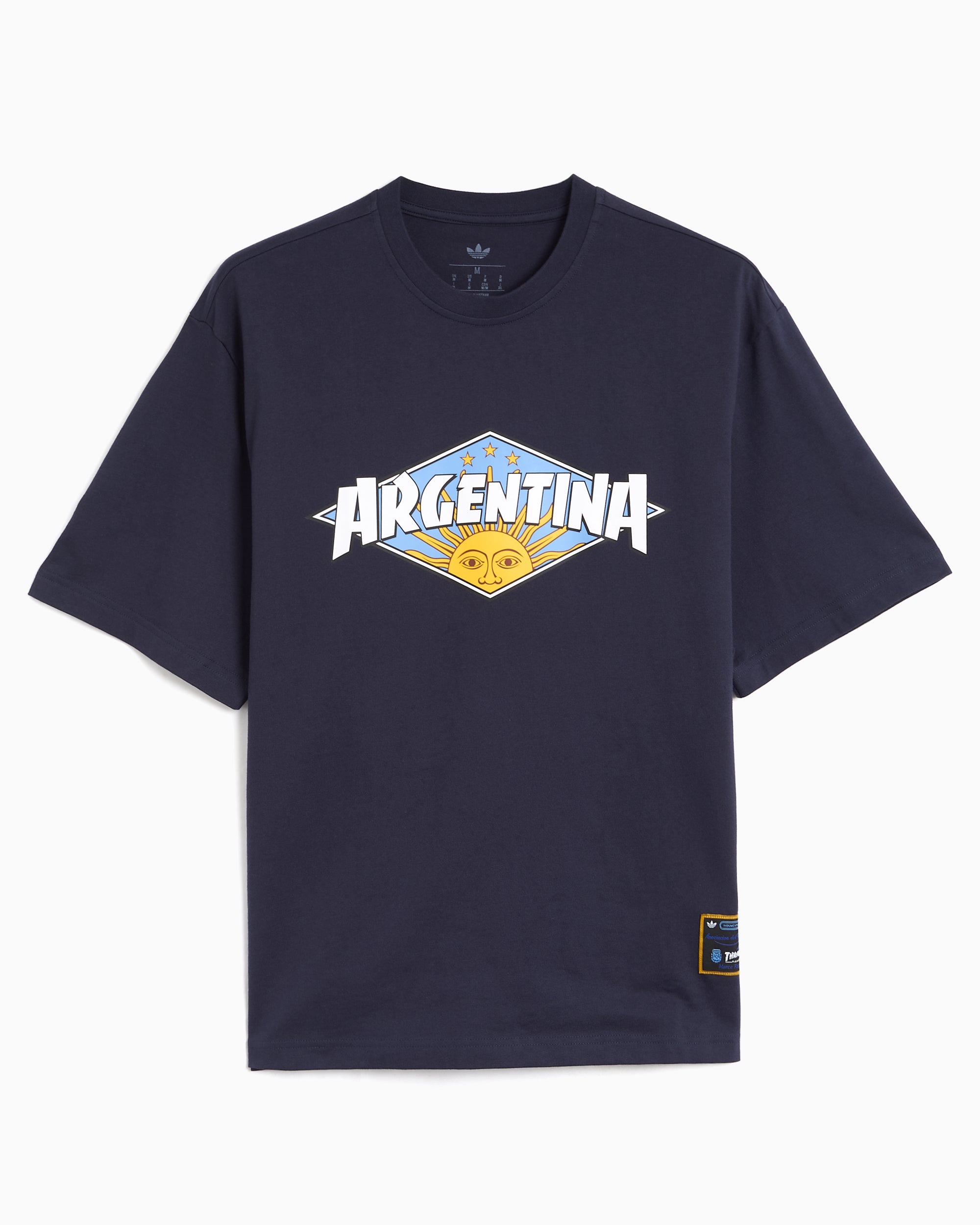 T-Shirts adidas Originals x Thrasher x AFA Argentina Relaxed Men's T-Shirt - KX4543
