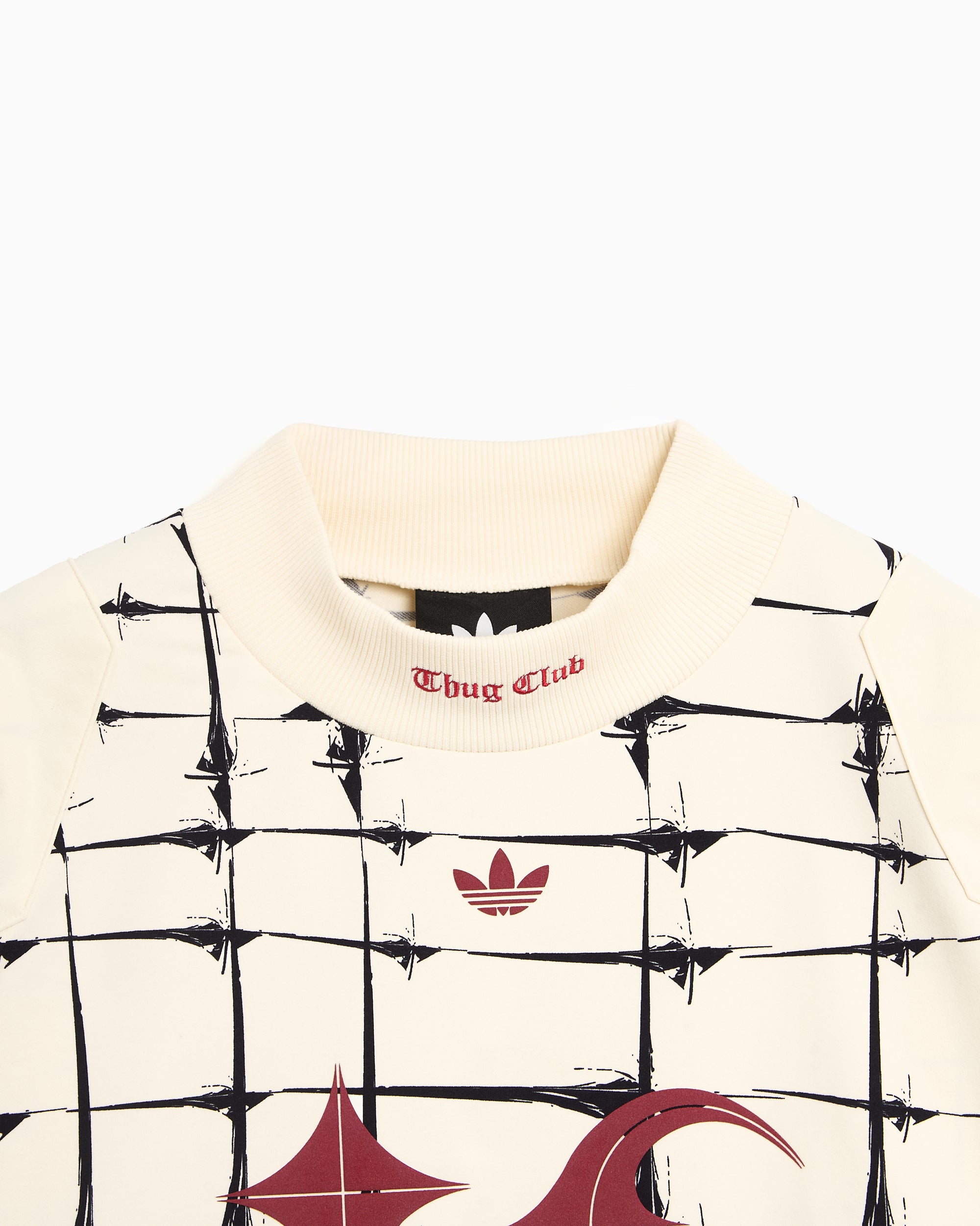 T-Shirts adidas Originals x Thug Club Goalie Graphic Long-Sleeved Relaxed Men's Jersey T-Shirt - KF6914