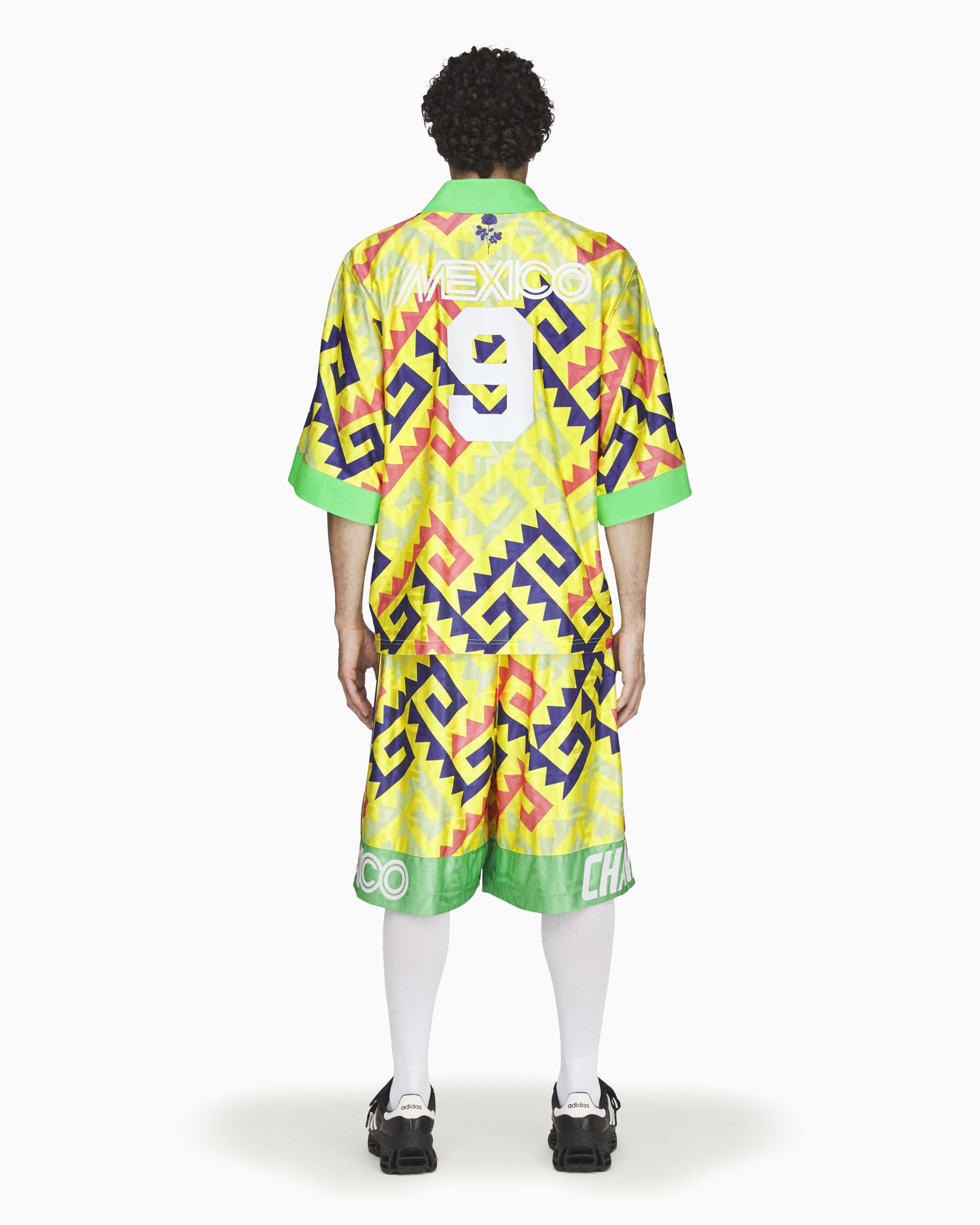T-Shirts adidas Originals x Willy Chavarria Goalkeeper Graphic Half-Sleeved Oversize Men's Jersey T-Shirt - KU7799