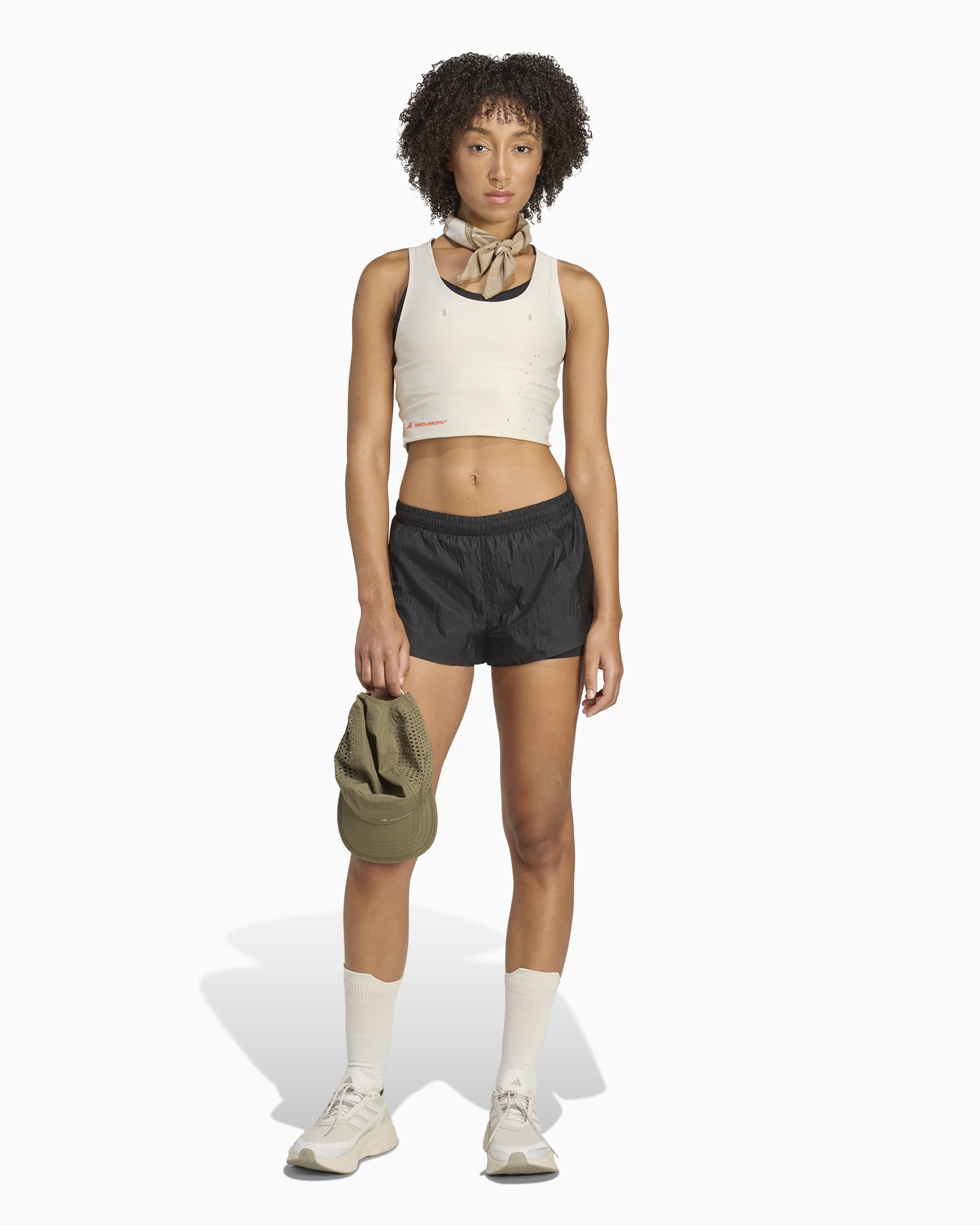 T-Shirts adidas Performance x H.Koumori Adi365 Runnning Crop Women's Tank Top - JY4080