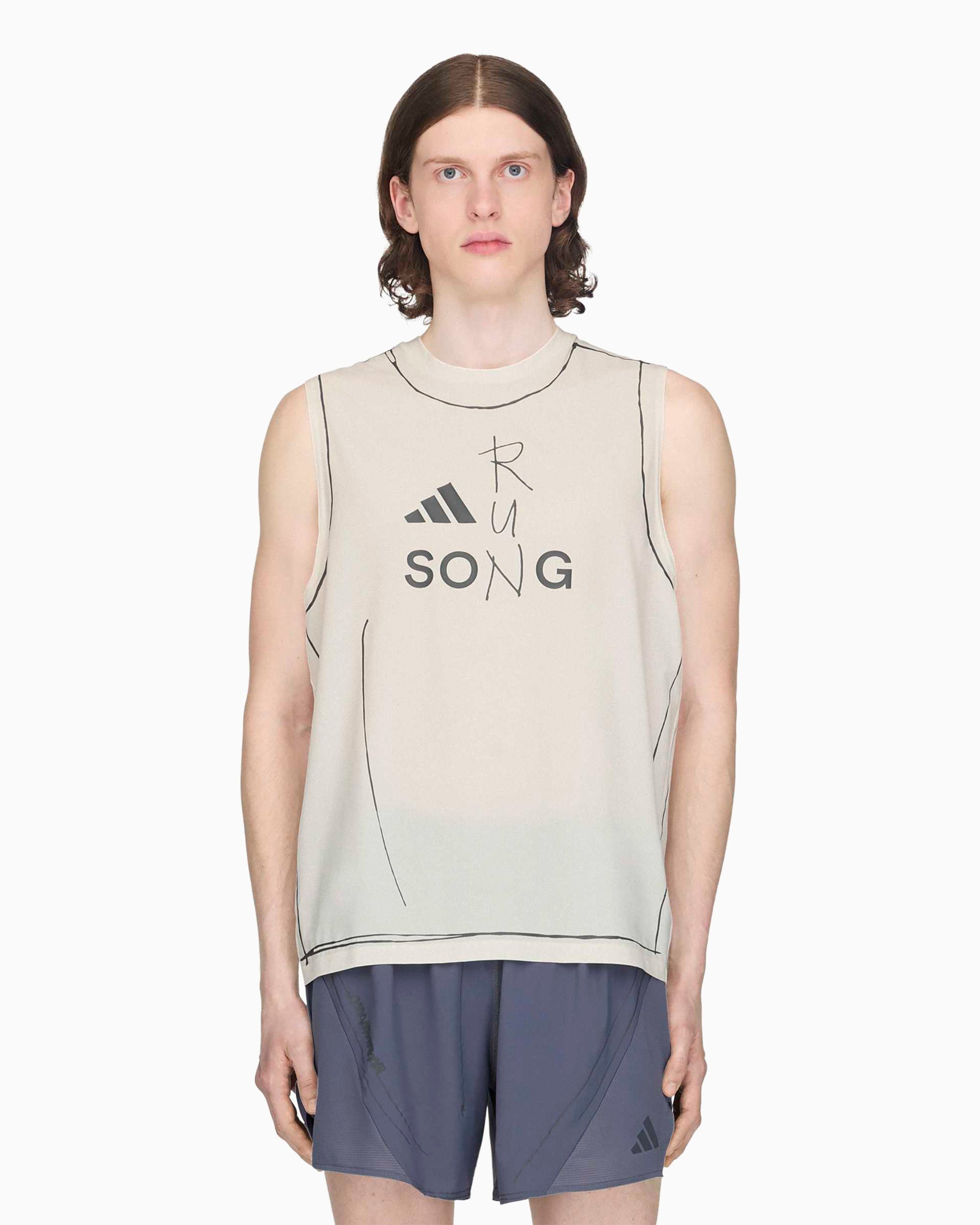 T-Shirts adidas Performance x Song For The Mute Running adi365 Graphic Men's Tank Top - KT0775
