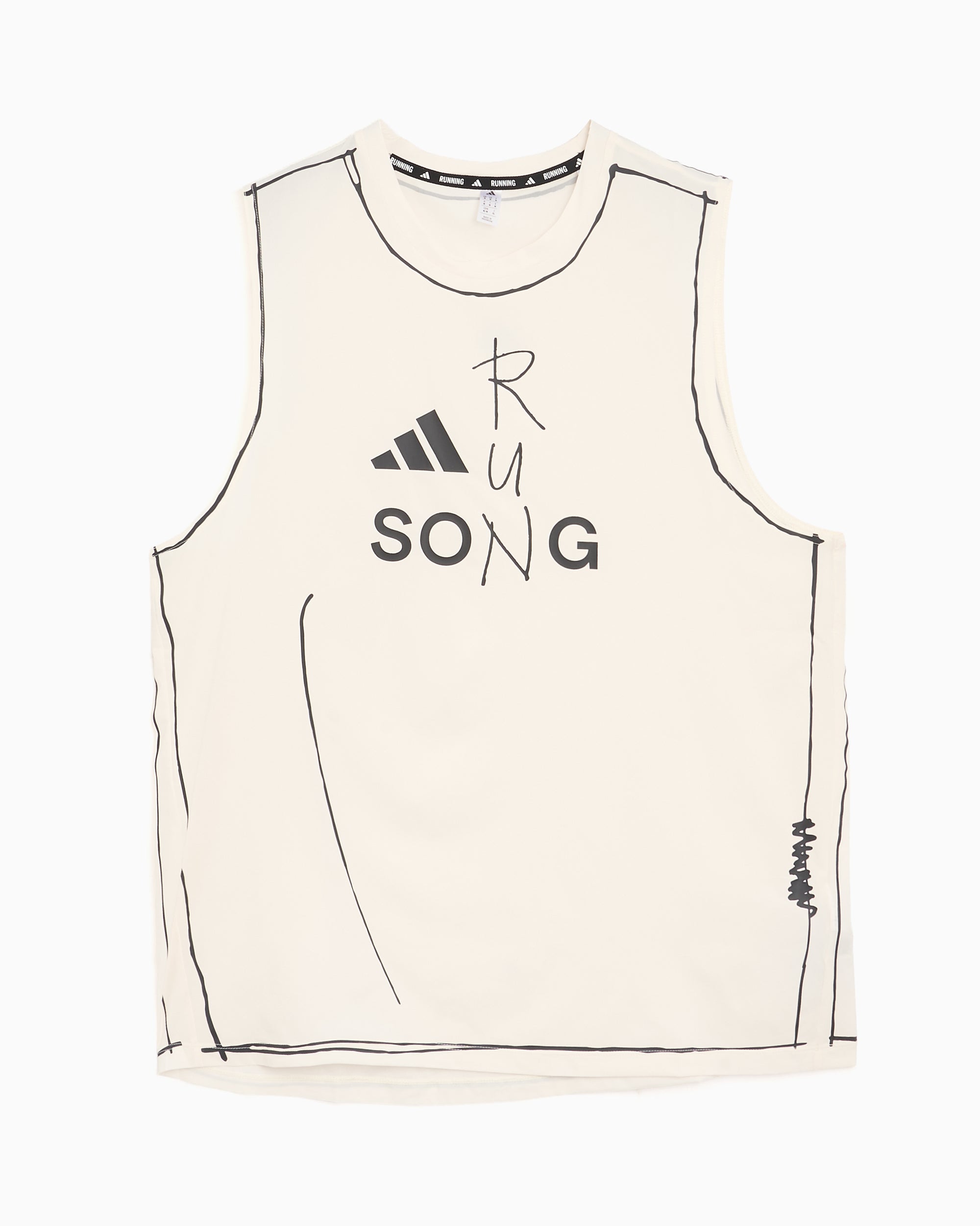 T-Shirts adidas Performance x Song For The Mute Running adi365 Graphic Men's Tank Top - KT0775