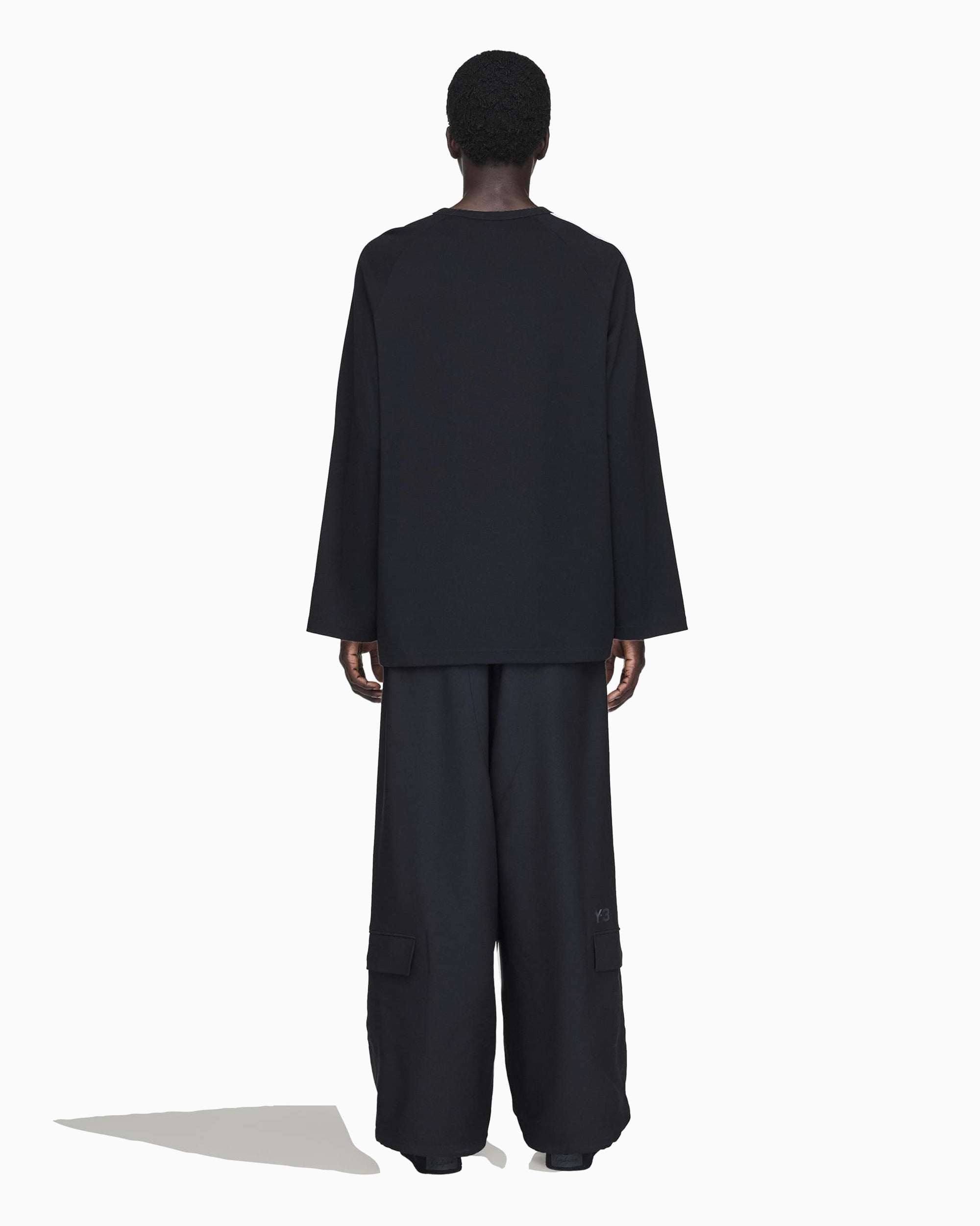 T-Shirts adidas Y-3 Wire Long-Sleeved Oversize Unisex T-Shirt - JW7351