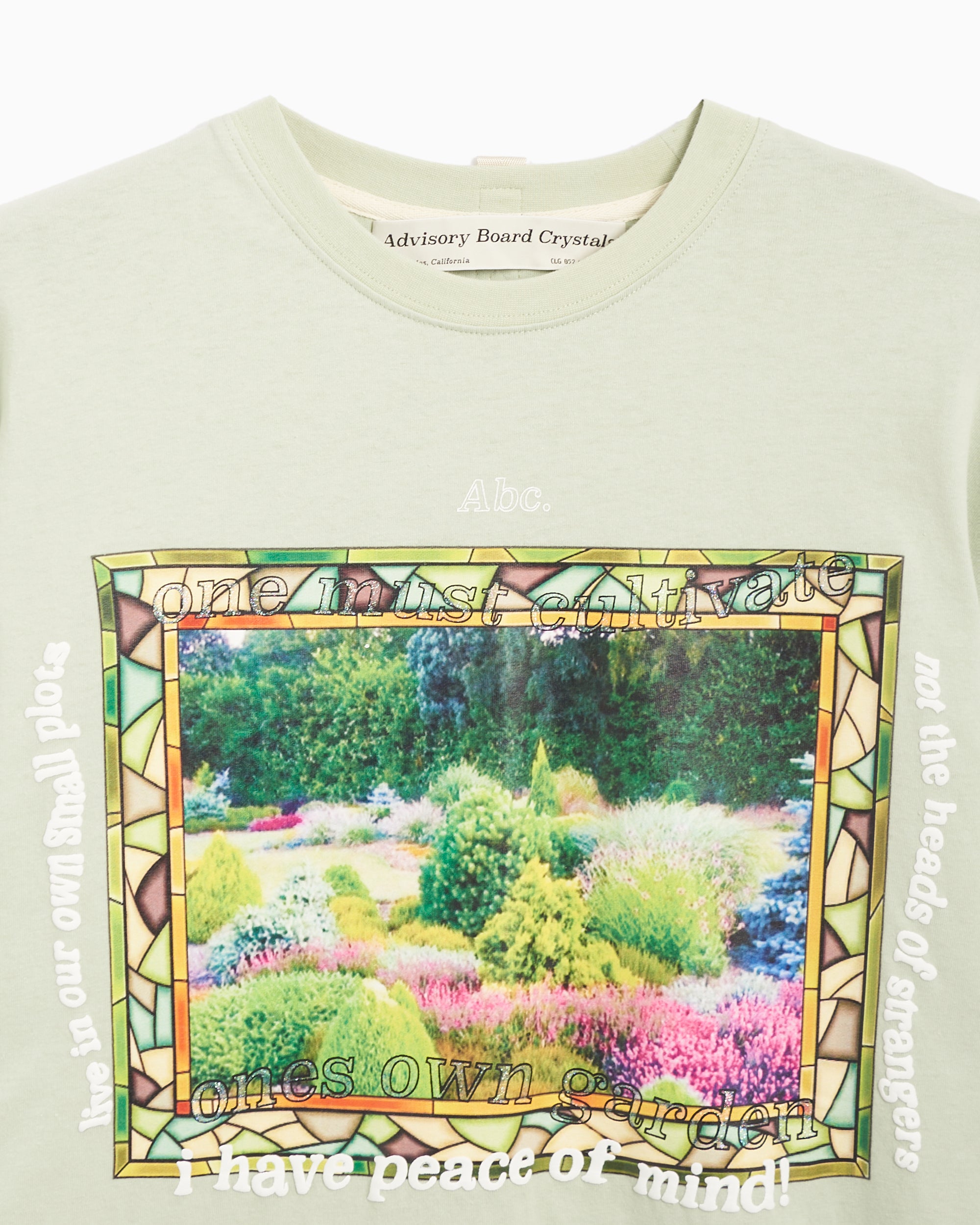 T-Shirts Advisory Board Crystals Abc. Voltaire Men's T-Shirt Men's T-Shirt - ABC-CT-T001-VOLT-LILY GREEN