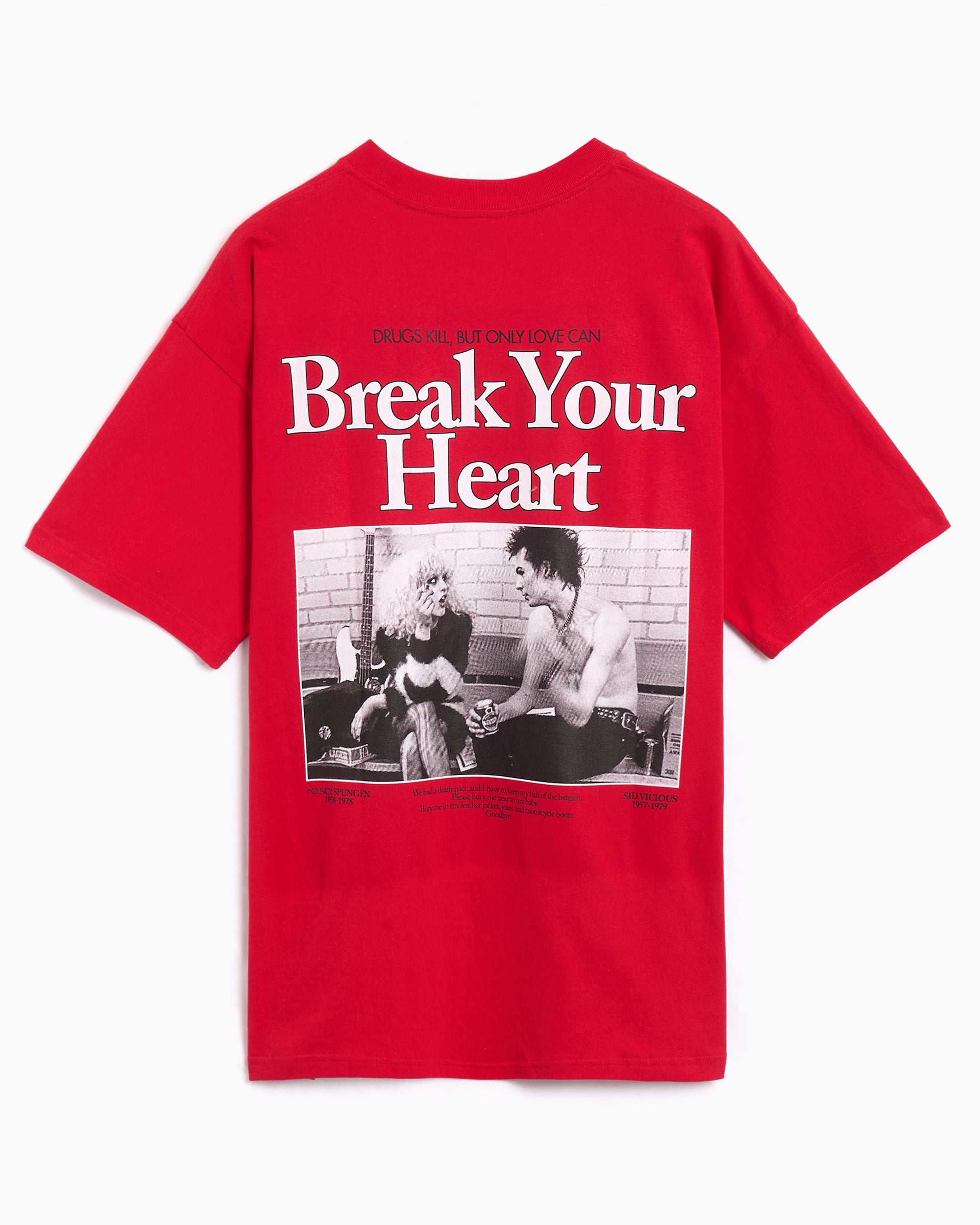 T-Shirts BEDWIN A.Cox Graphic Relaxed Men's T-Shirt - 25SB2205-RED