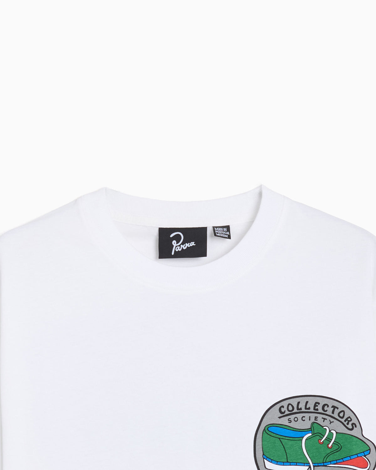 T-Shirts by Parra Bike Hammer Graphic Long-Sleeved Relaxed Men's T-Shirt - 56320-White