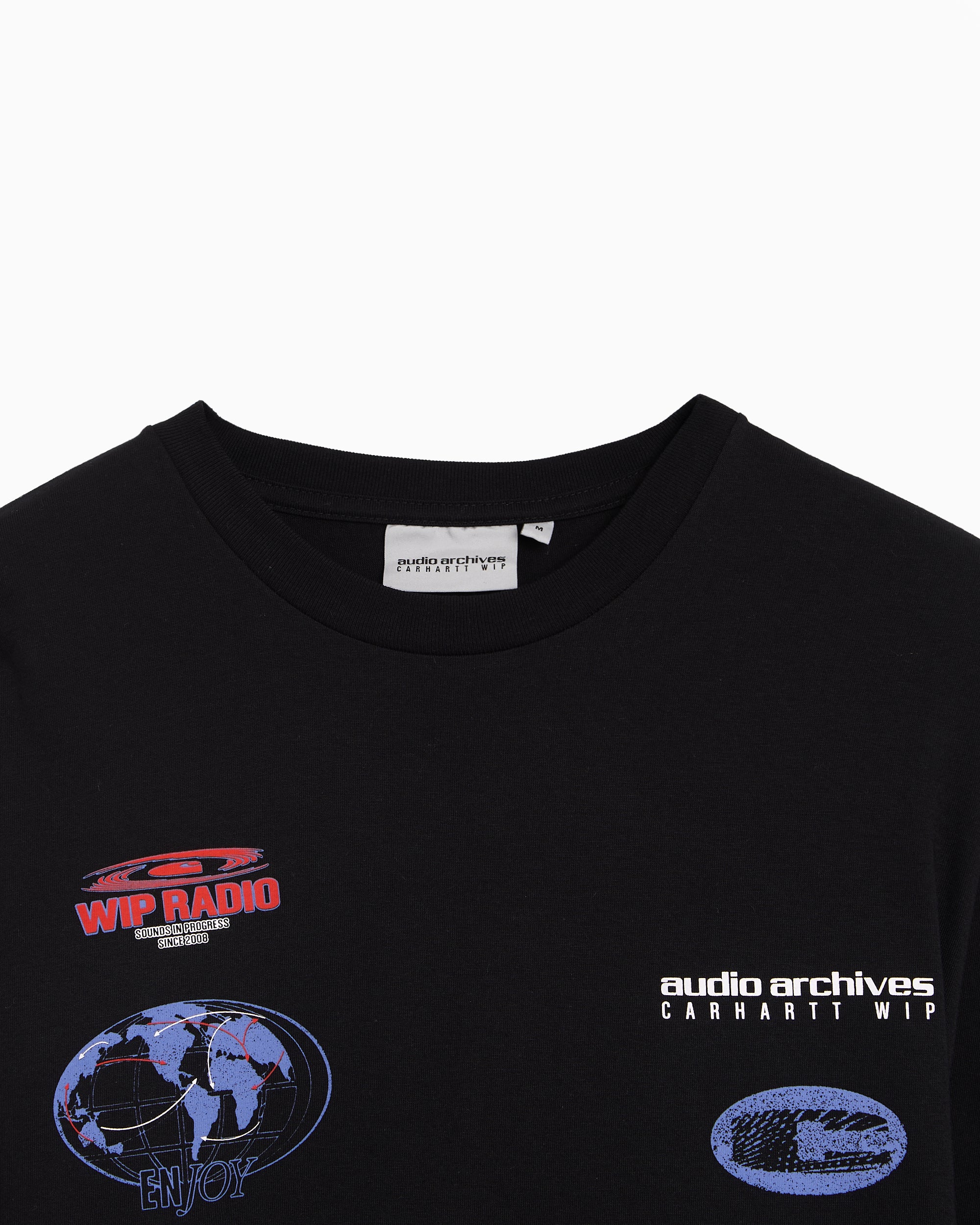 T-Shirts Carhartt WIP Audio Archives WIP Graphic Long-Sleeved Unisex T-Shirt - I036684-89XX