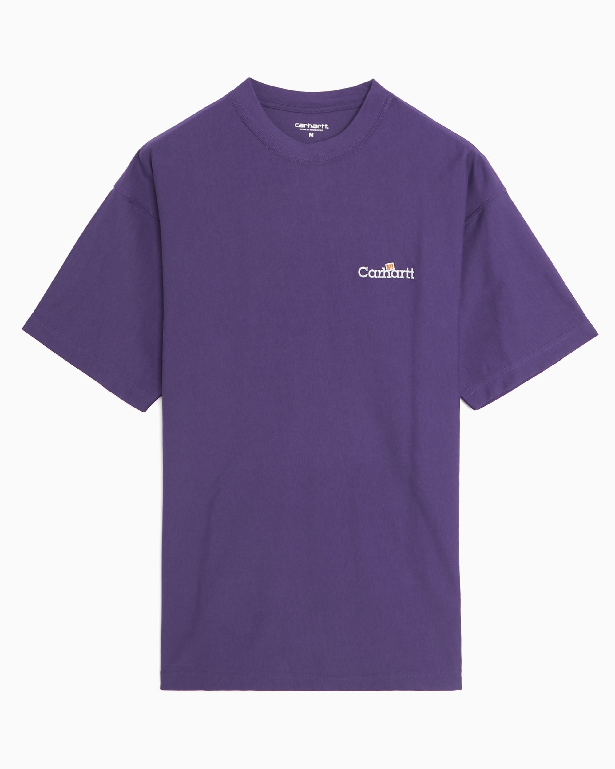 T-Shirts Carhartt WIP Label Embroidered Relaxed Unisex T-Shirt - I036180-3IIXX