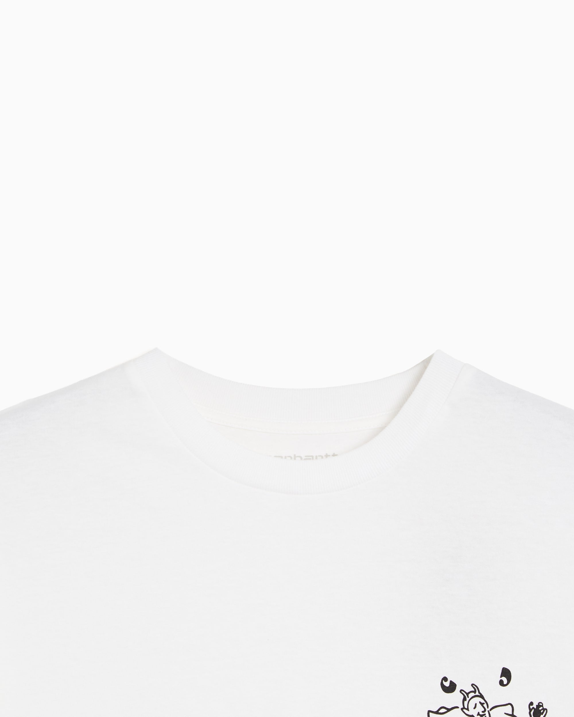 T-Shirts Carhartt WIP Playing Cards Graphic Long-Sleeved Relaxed Women's T-Shirt - I036917-02XX