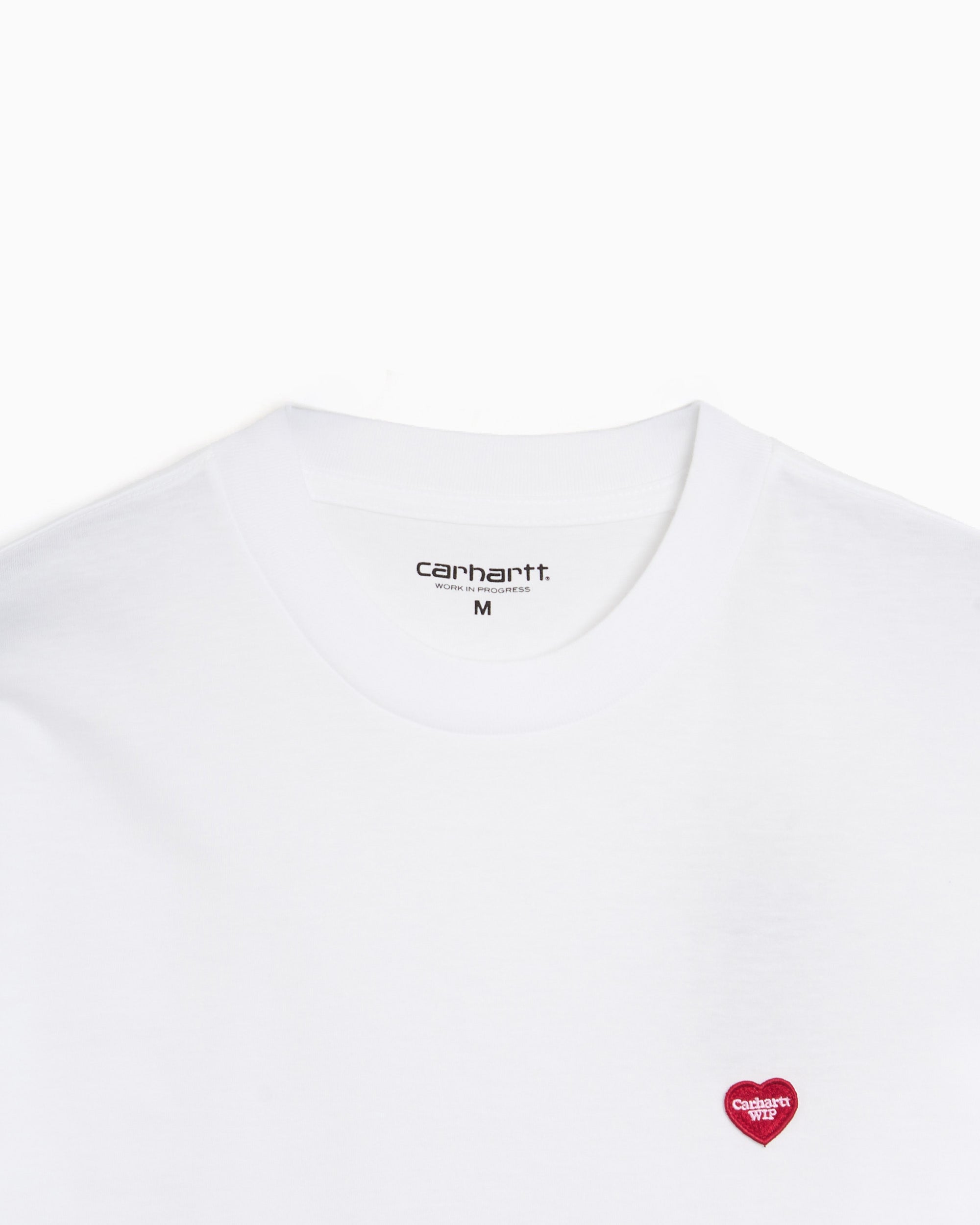 T-Shirts Carhartt WIP Small Heart Logo Relaxed Men's T-Shirt - I037116-1WZXX