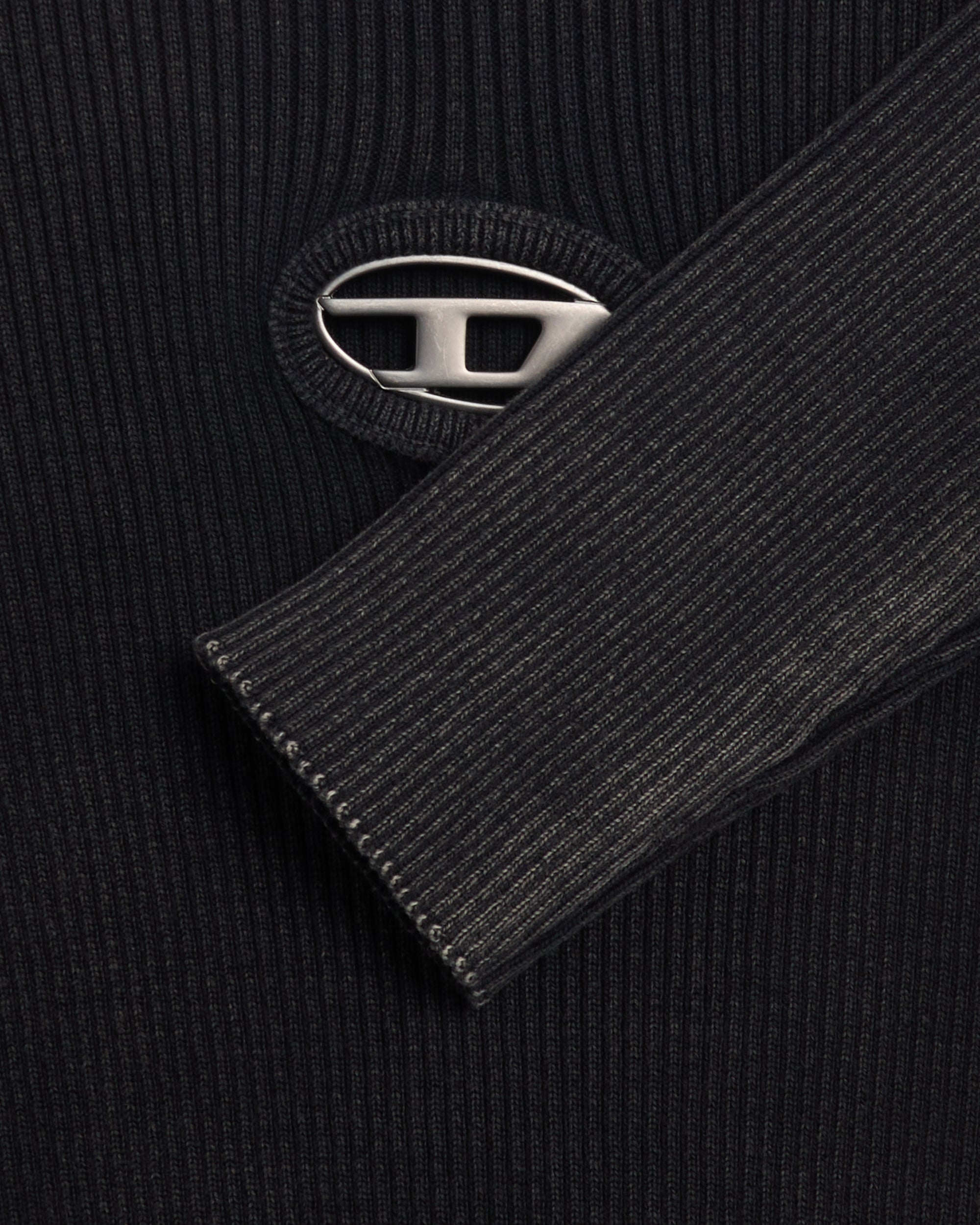 T-Shirts Diesel M-Anchor-A Women's Long Sleeve Knit T-Shirt Slim Women's T-Shirt - A14810-0AKBQ-900