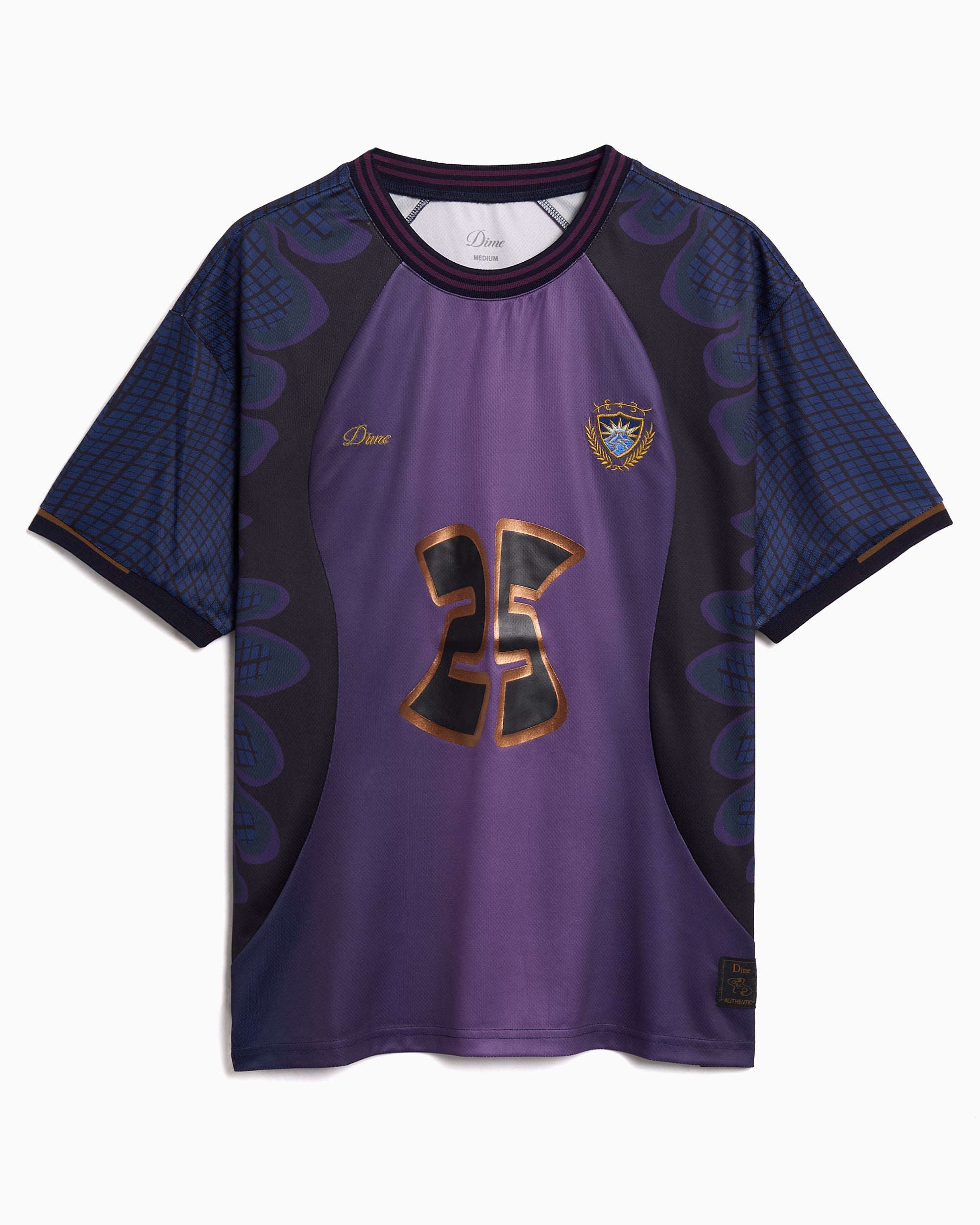 T-Shirts Dime MTL Holy Flame Graphic Men's Jersey T-Shirt - DIME2SP257PUR