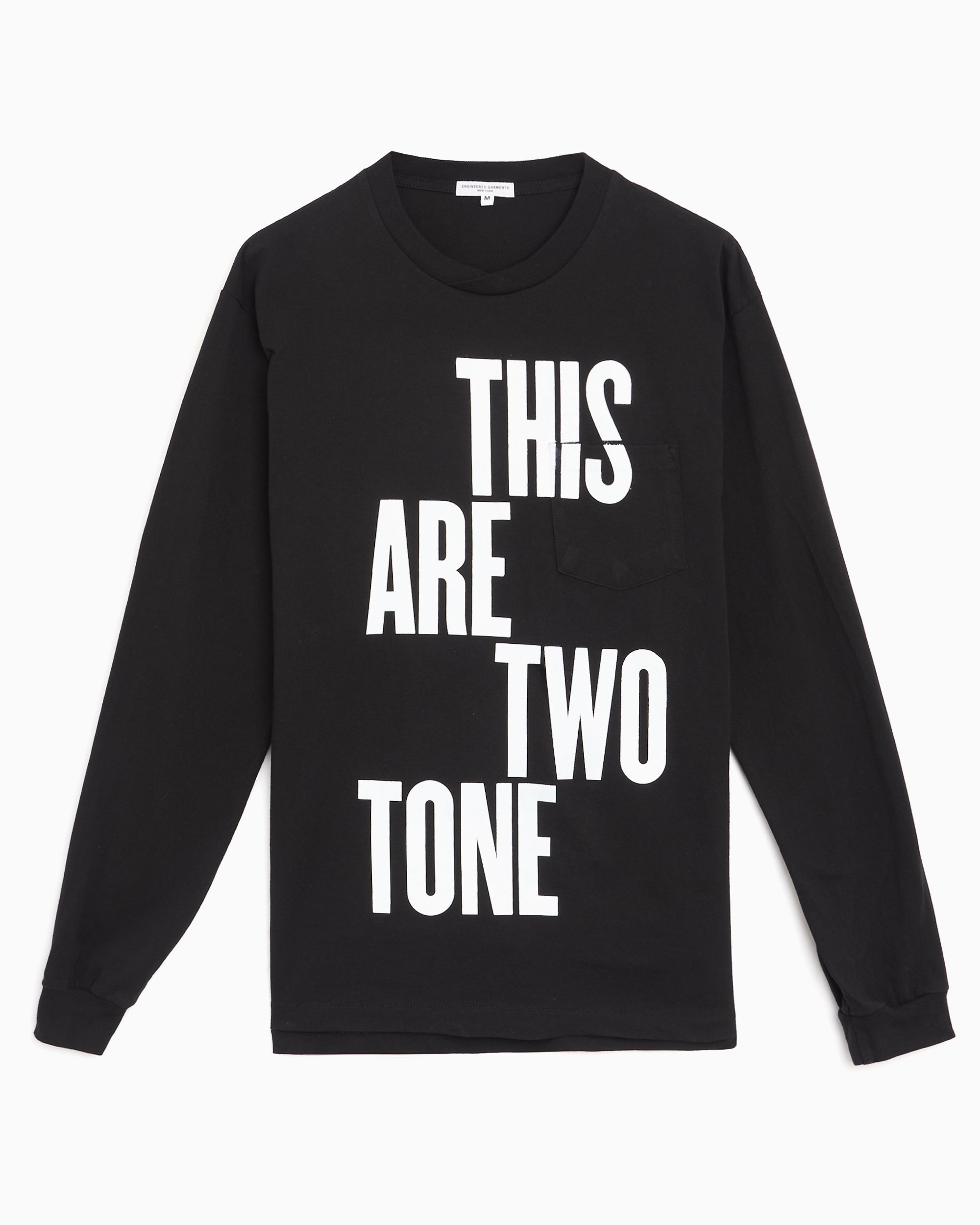 T-Shirts Engineered Garments "Cross" Graphic Long-Sleeved Relaxed Men's T-Shirt - 26S1H057-NP221