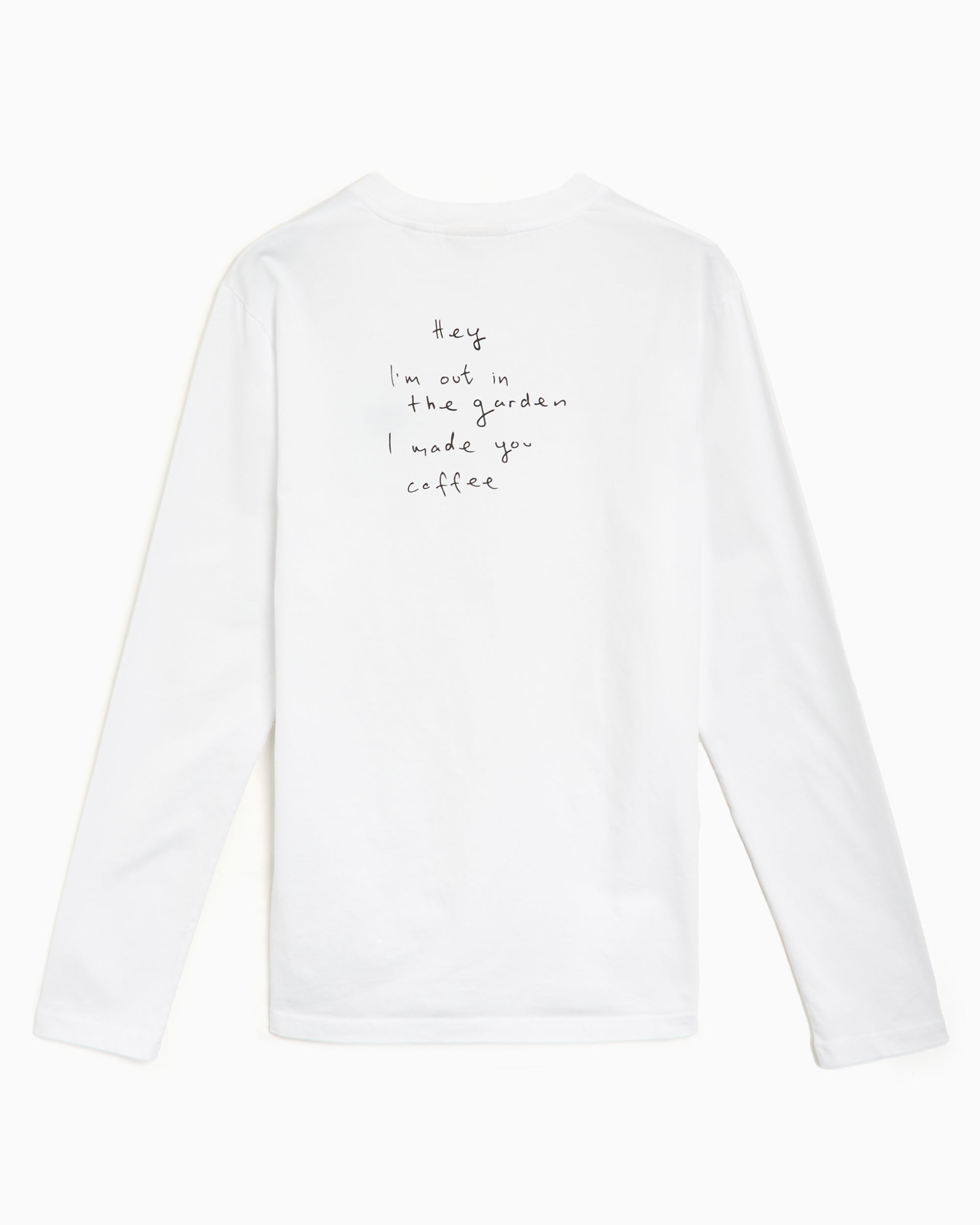 T-Shirts Forét Relax Men's Long Sleeve T-Shirt Men's T-Shirt - F5903-WHITE