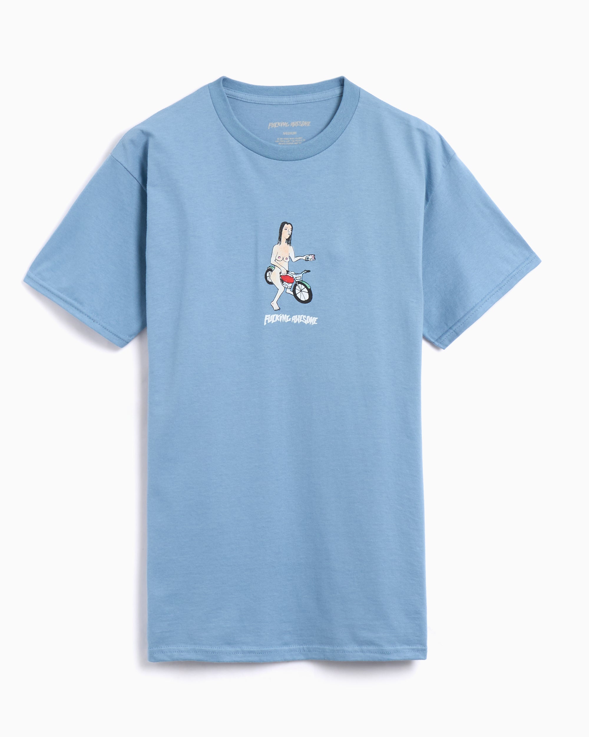 T-Shirts Fucking Awesome Bike Girl Men's T-Shirt Men's T-Shirt - PN25332