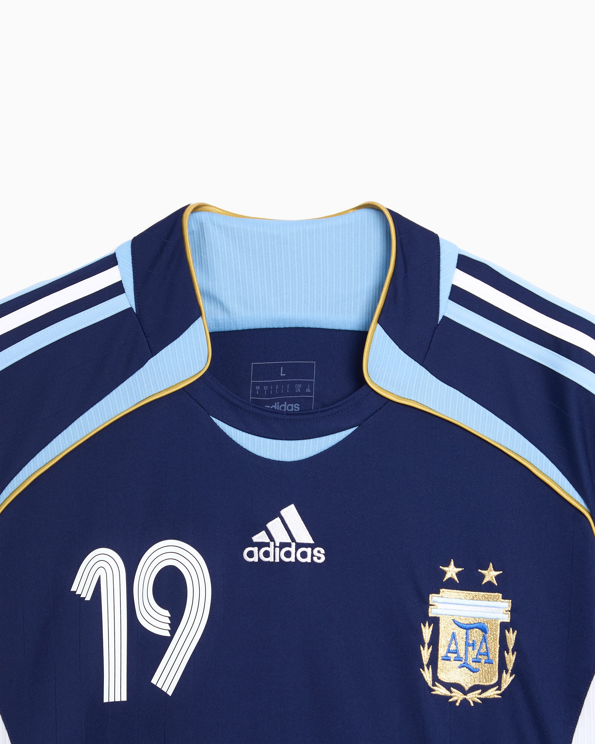 T-Shirts Jersey 2ª equipación adidas Performance Argentina 2006 Messi Men's T-Shirt - JN3709