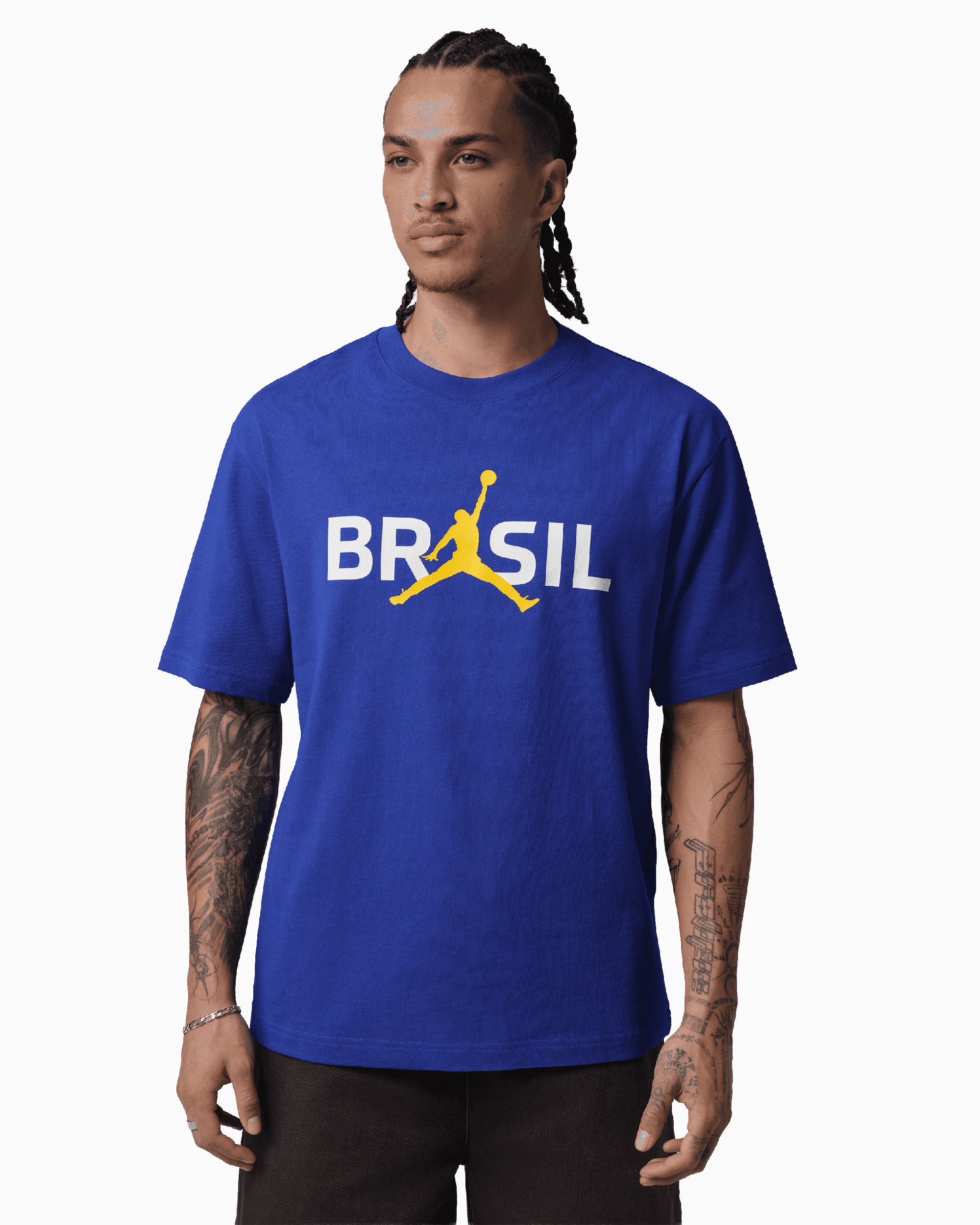 T-Shirts Jordan 85 Brasil Logo Men's T-Shirt - IF3910-417