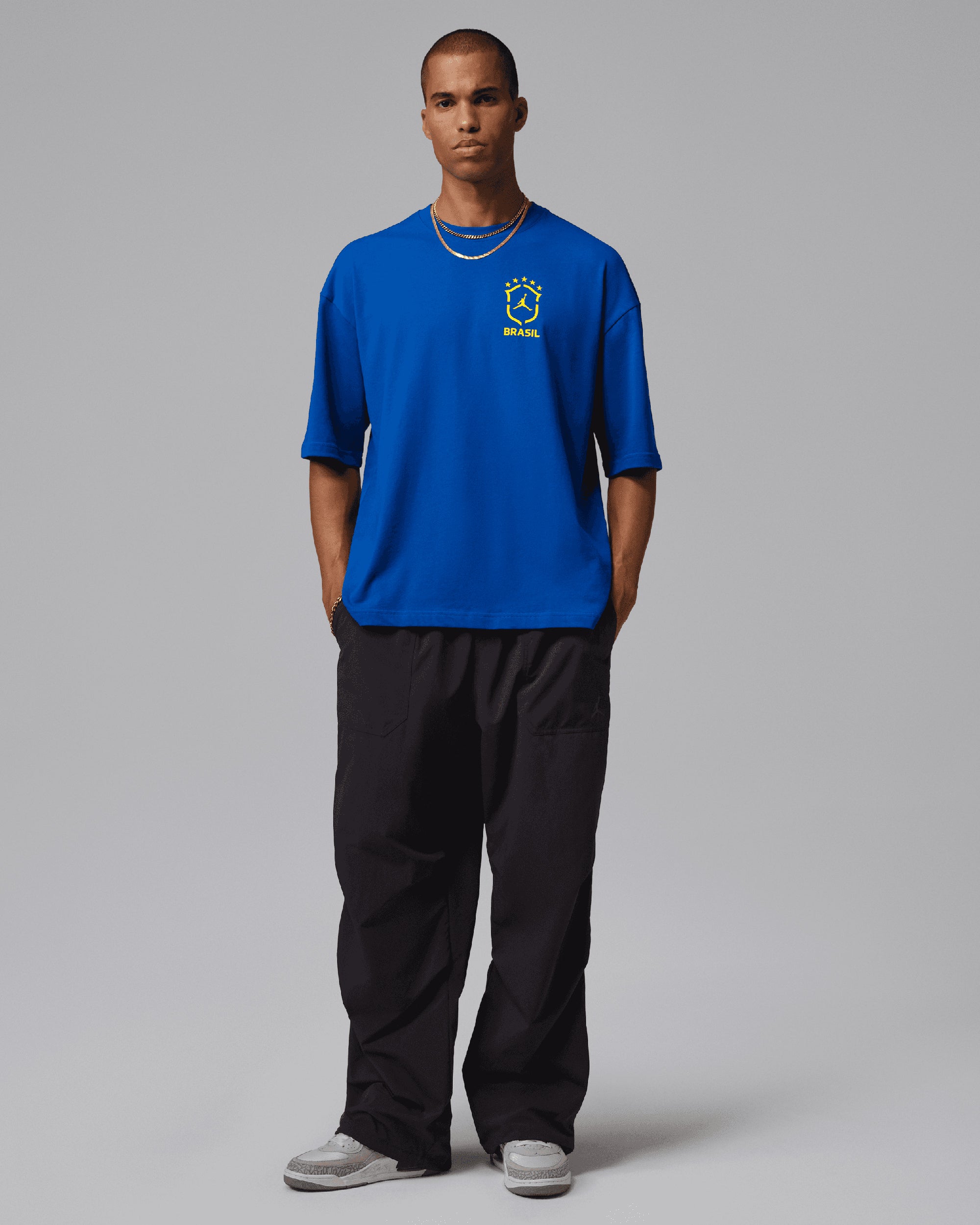 T-Shirts Jordan 85 Brasil Logo Oversize Men's T-Shirt - II5389-417