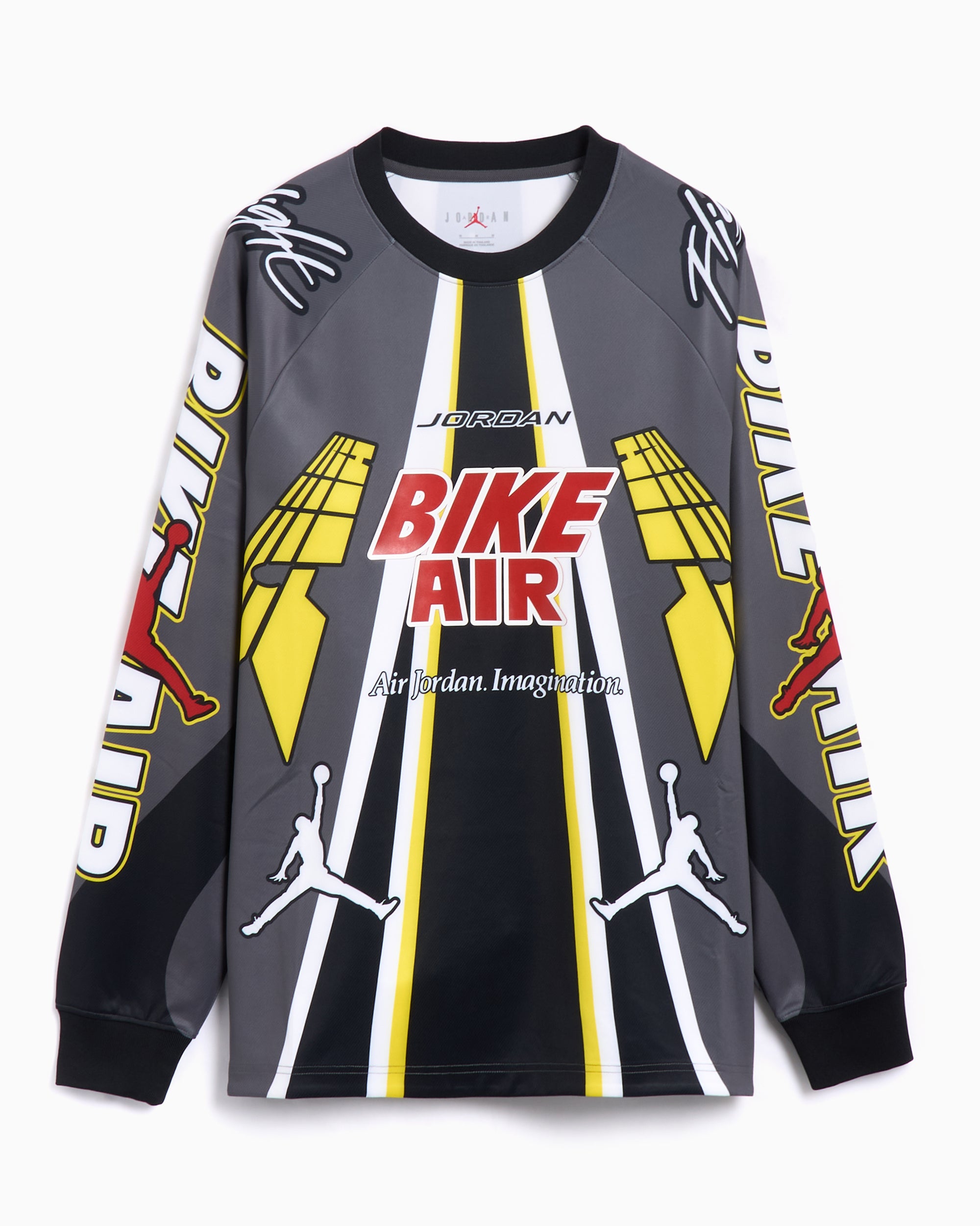 T-Shirts Jordan x Nigel Sylvester Bike Men's Long Sleeve T-Shirt Oversize Men's T-Shirt - HQ1729-068