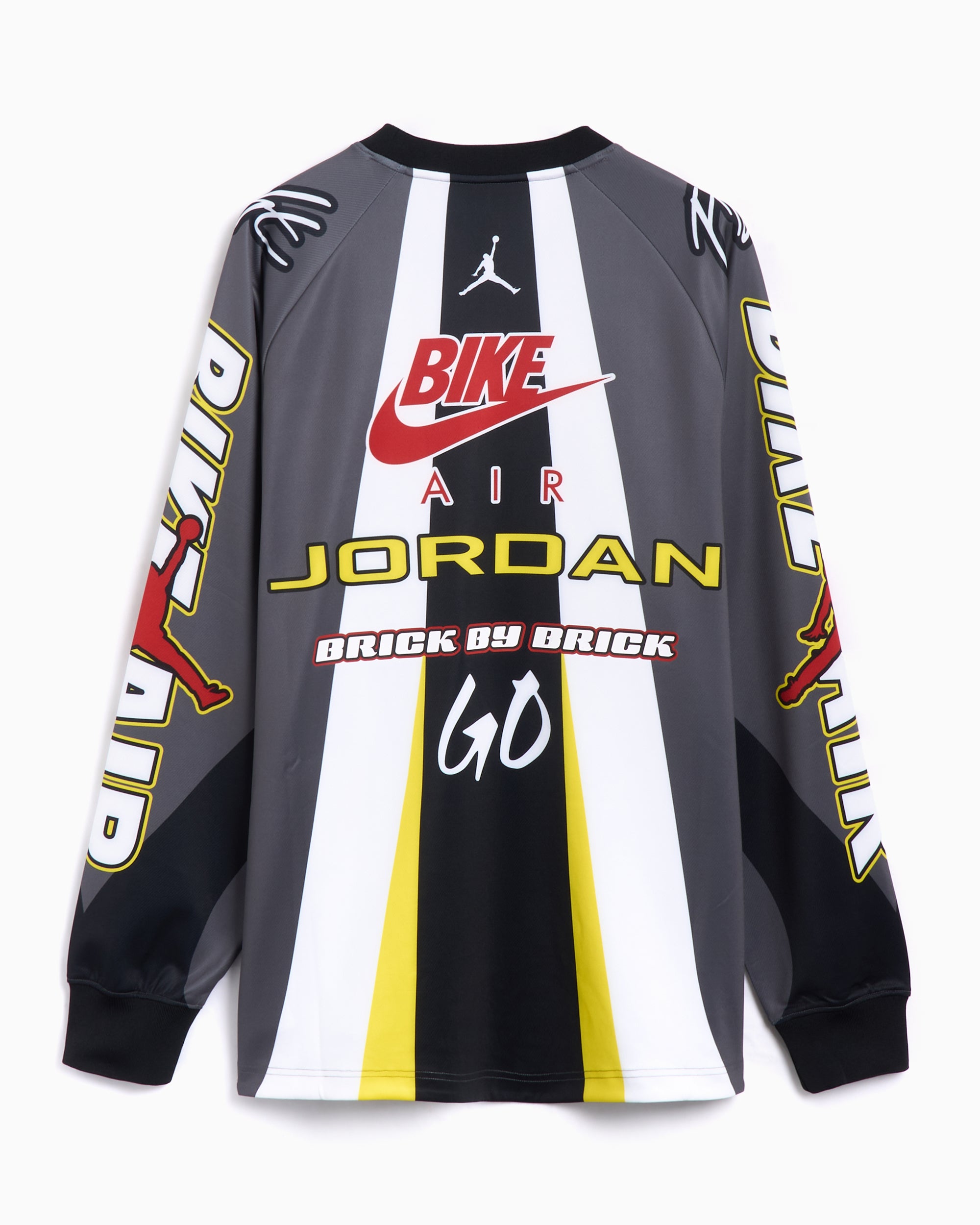 Jordan x Nigel Sylvester Bike Men's Long Sleeve T-Shirt Oversize Herre