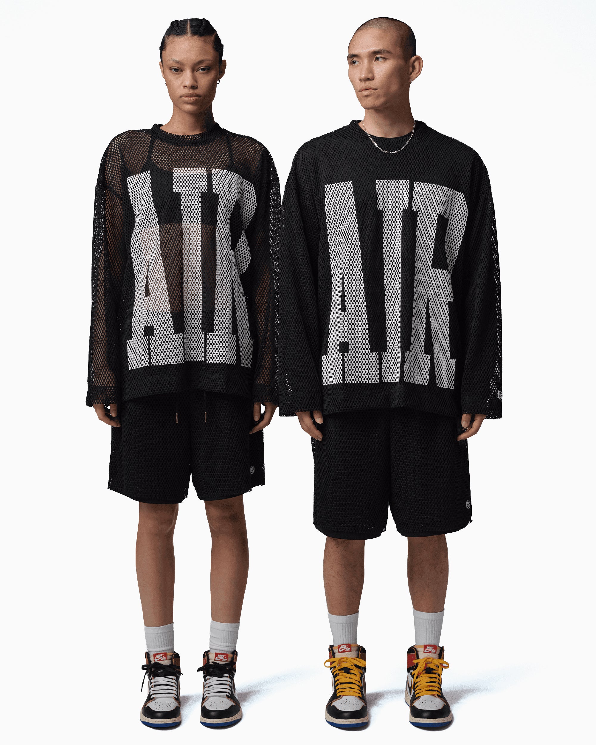 T-Shirts Jordan x UNION LA x Fragment Graphic Long-Sleeved Oversize Men's Jersey T-Shirt - IM6560-010