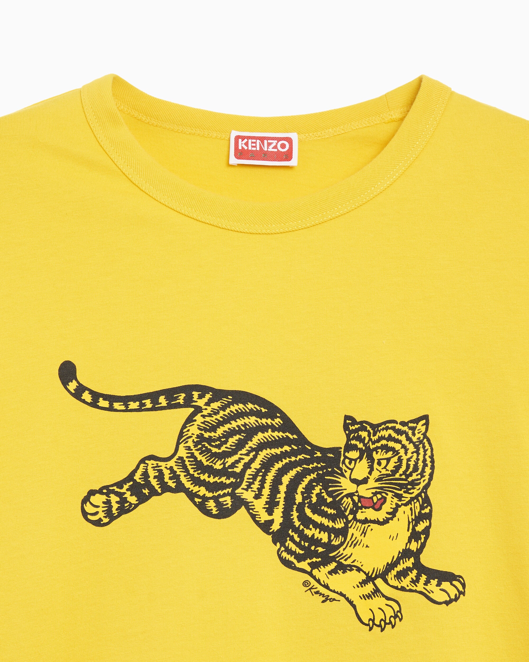T-Shirts Kenzo Jumping Tiger Graphic Slim Men's T-Shirt - FG65TS1654SG-40