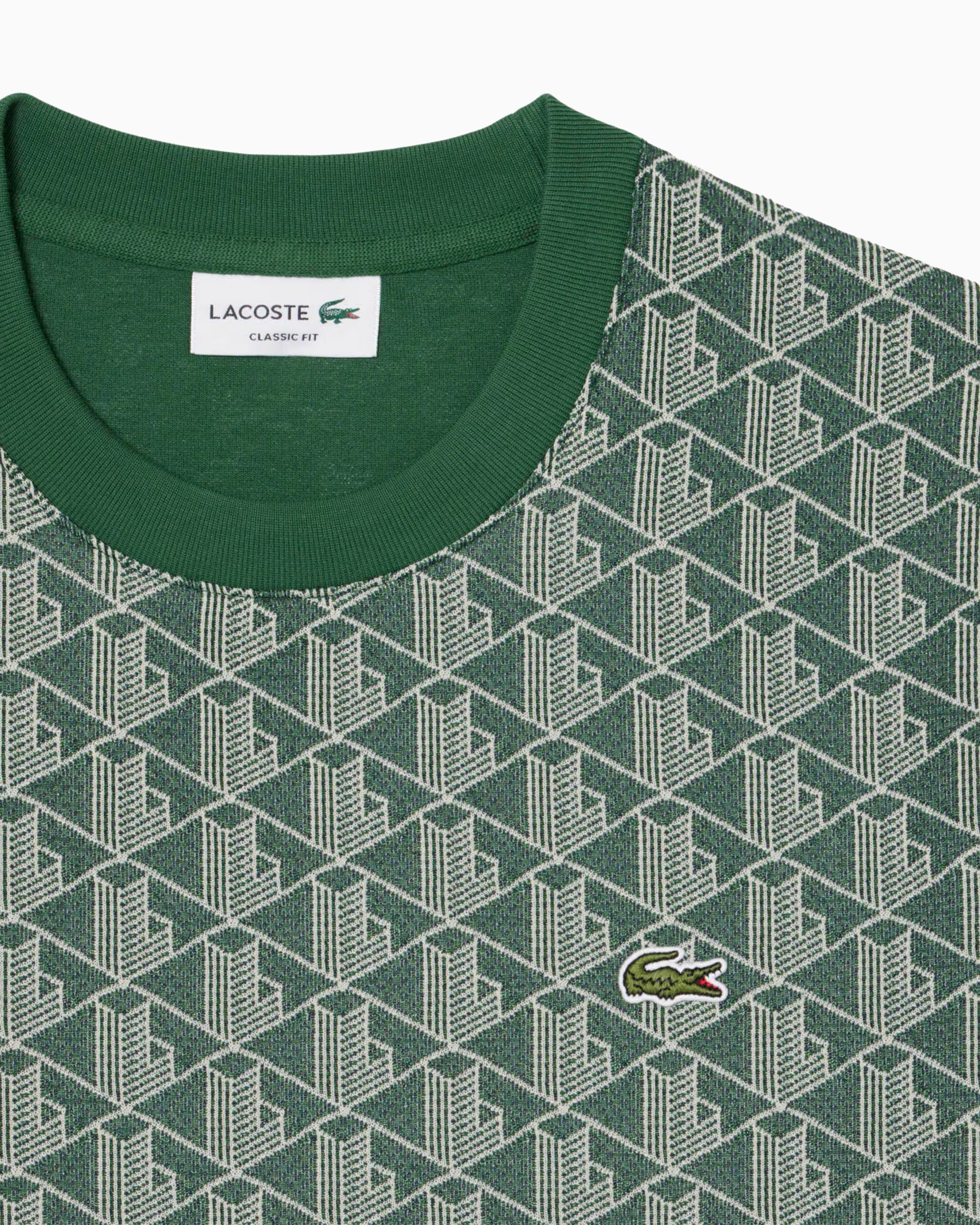 T-Shirts Lacoste Jacquard Graphic Men's T-Shirt - TH1197-00-D1R