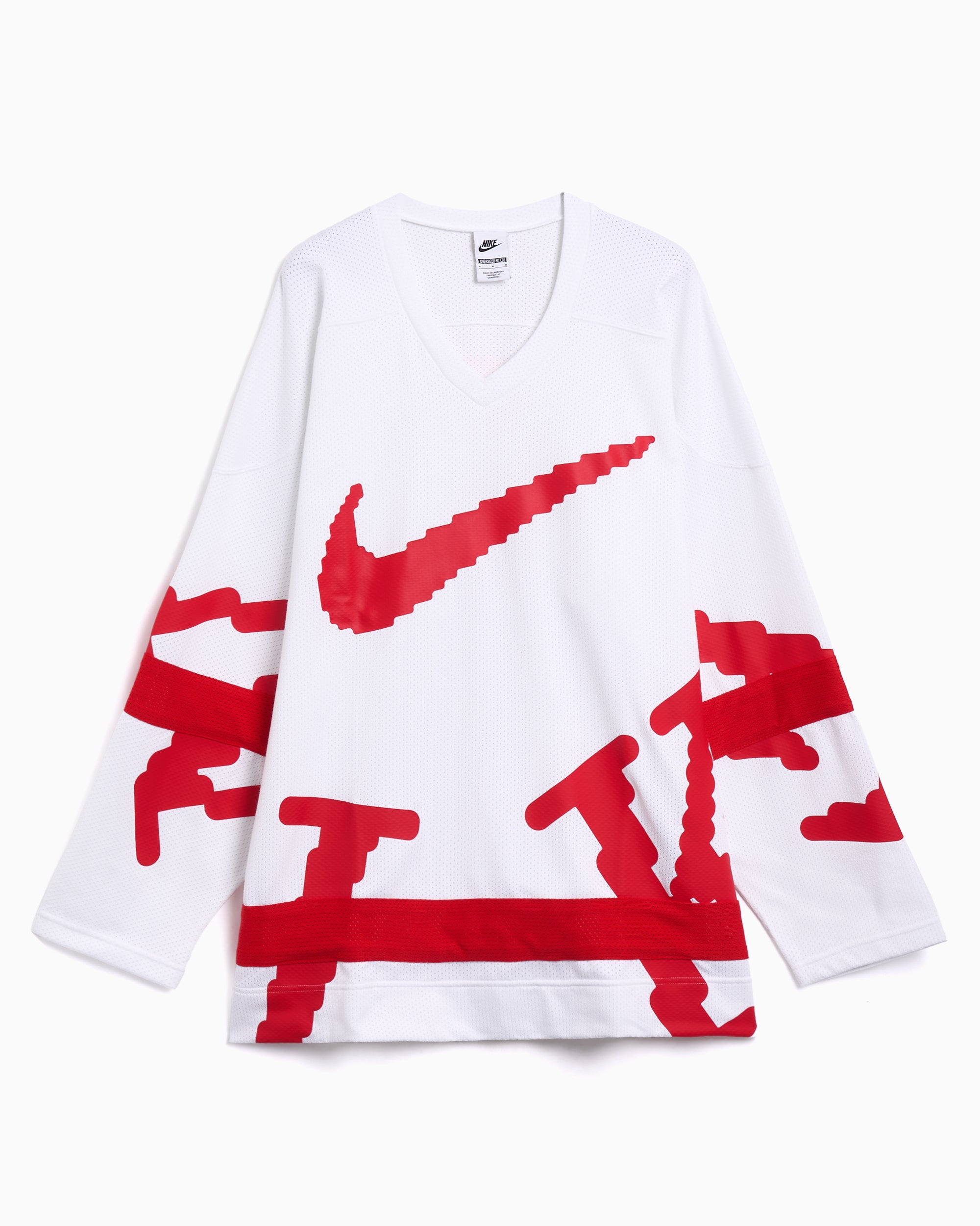T-Shirts Nike Sportwear Club Hockey Long-Sleeved Oversize Men's T-Shirt - HV1137-100