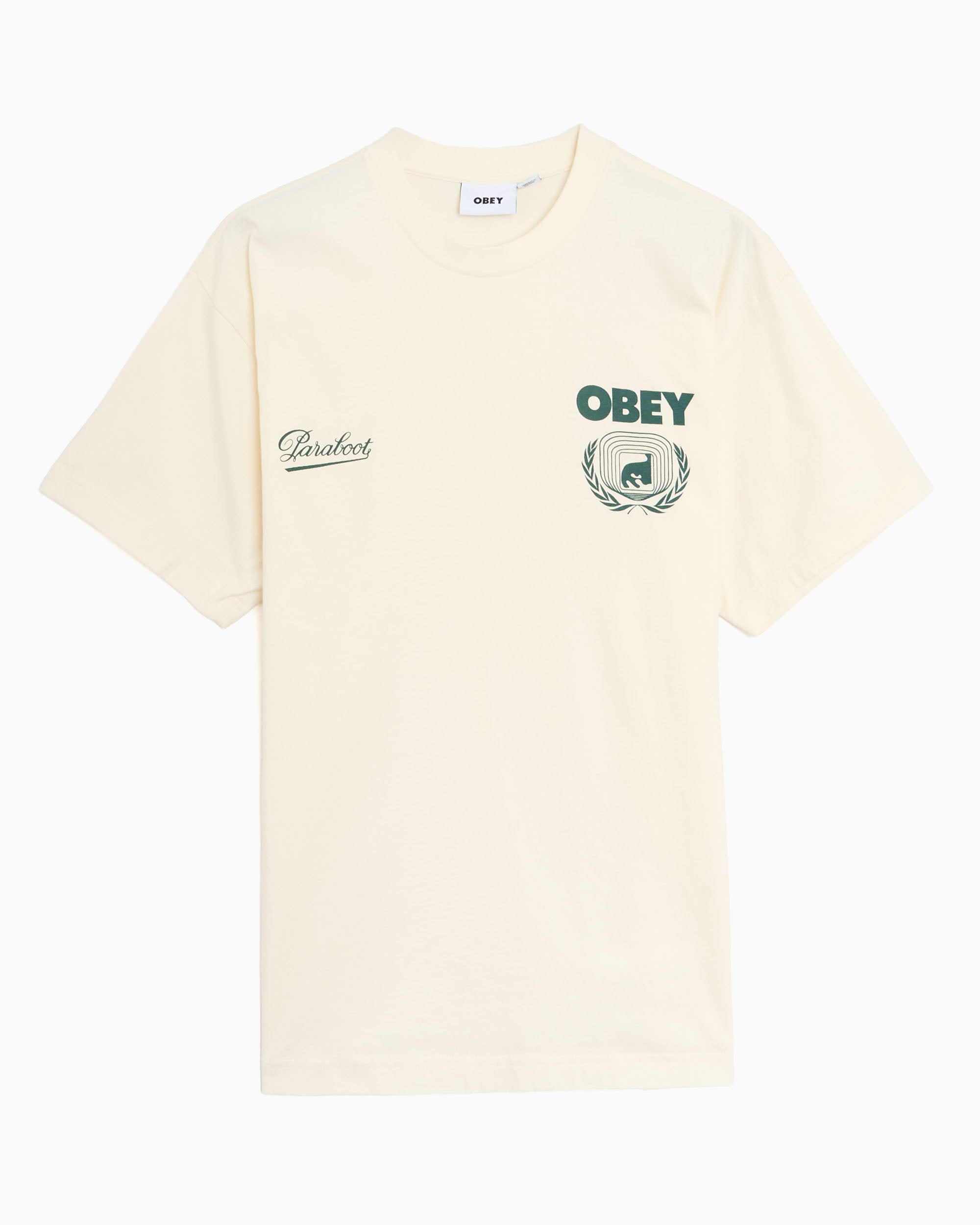 T-Shirts OBEY Clothing x Paraboot Kranks Logo Men's T-Shirt - 131080386-OFF