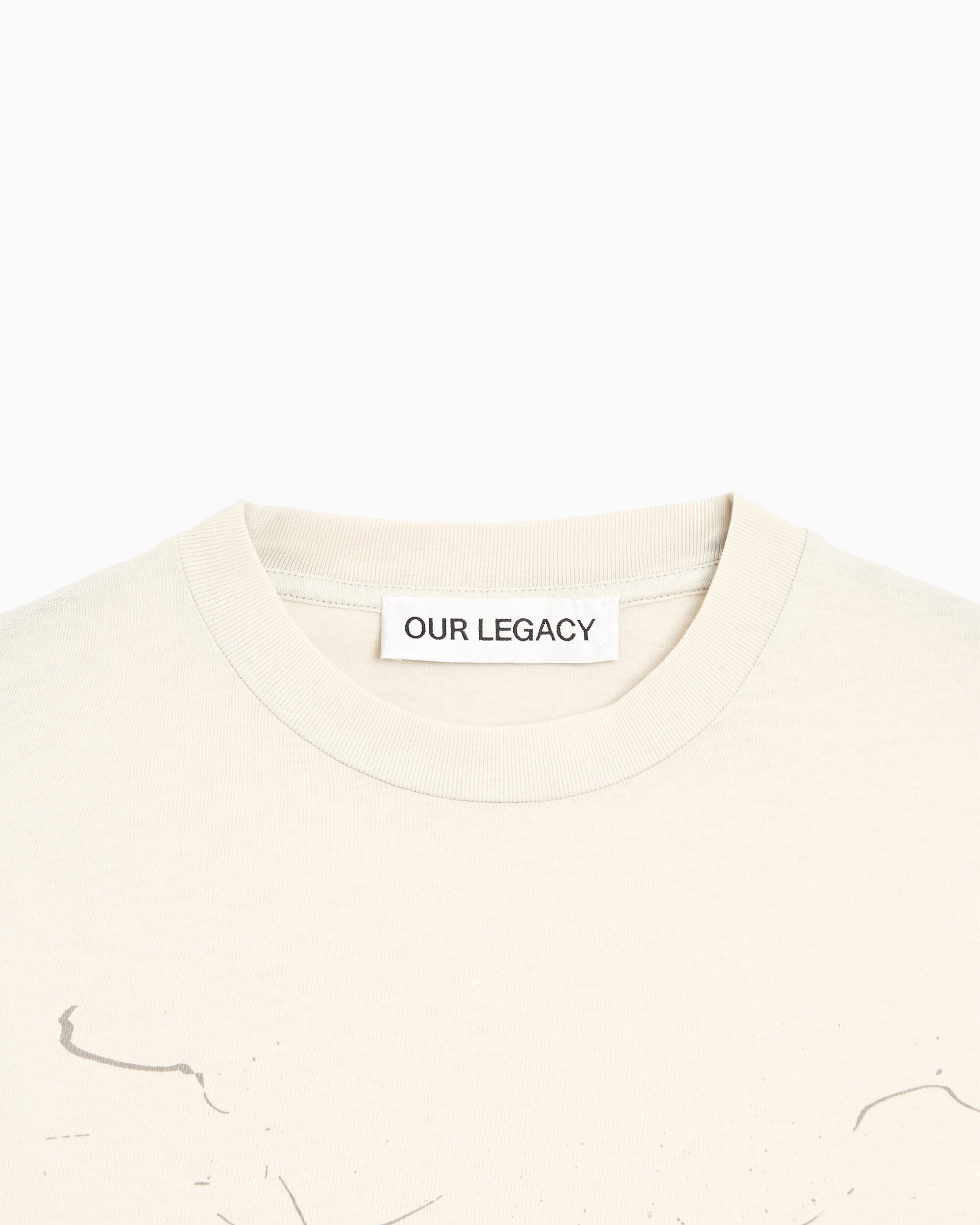 T-Shirts Our Legacy Endless Wedding Graphic Relaxed Men's T-Shirt - M4266BE
