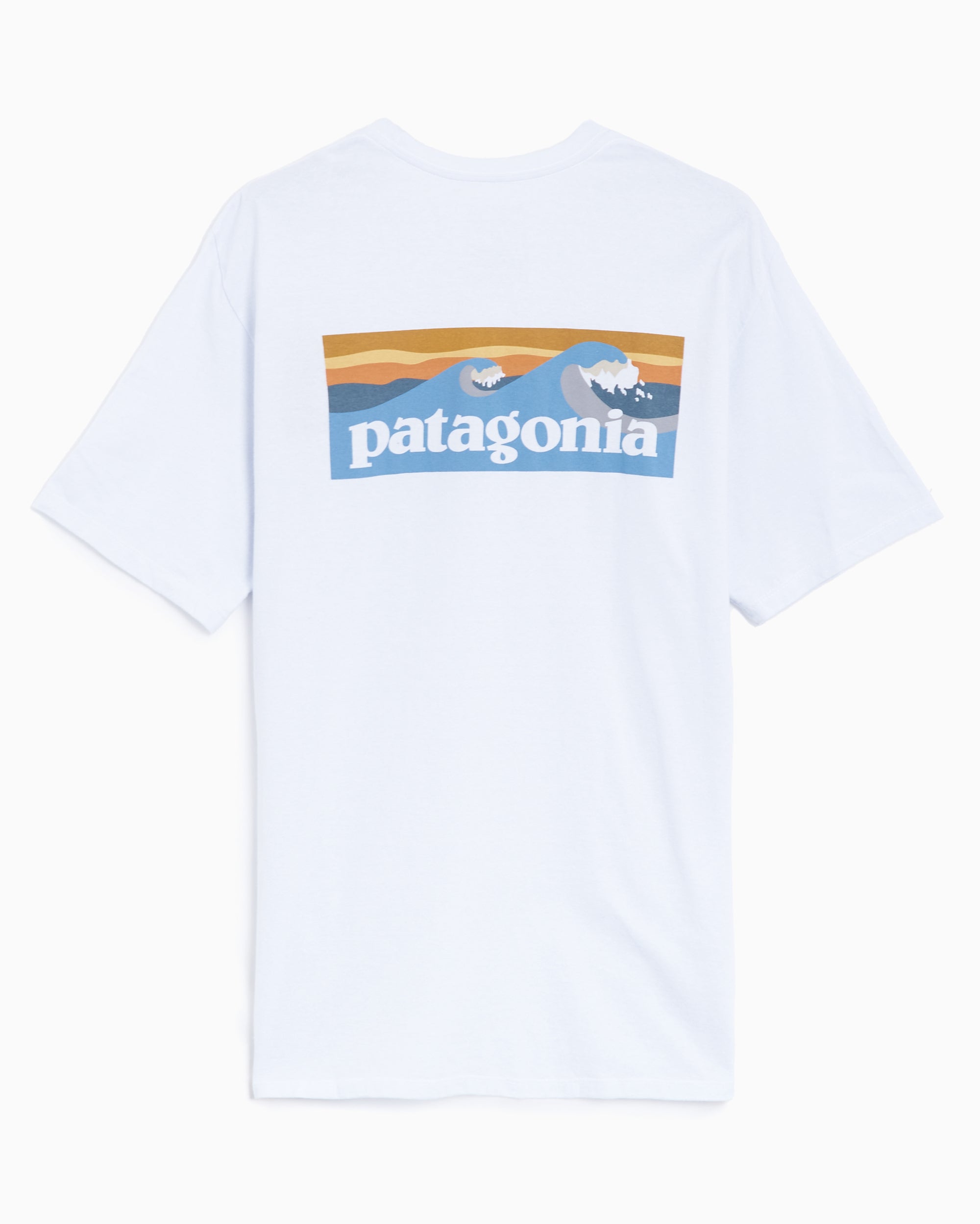 T-Shirts Patagonia Boardshort Logo Pocket Responsibili-Tee Men's T-Shirt - 37655-WHI