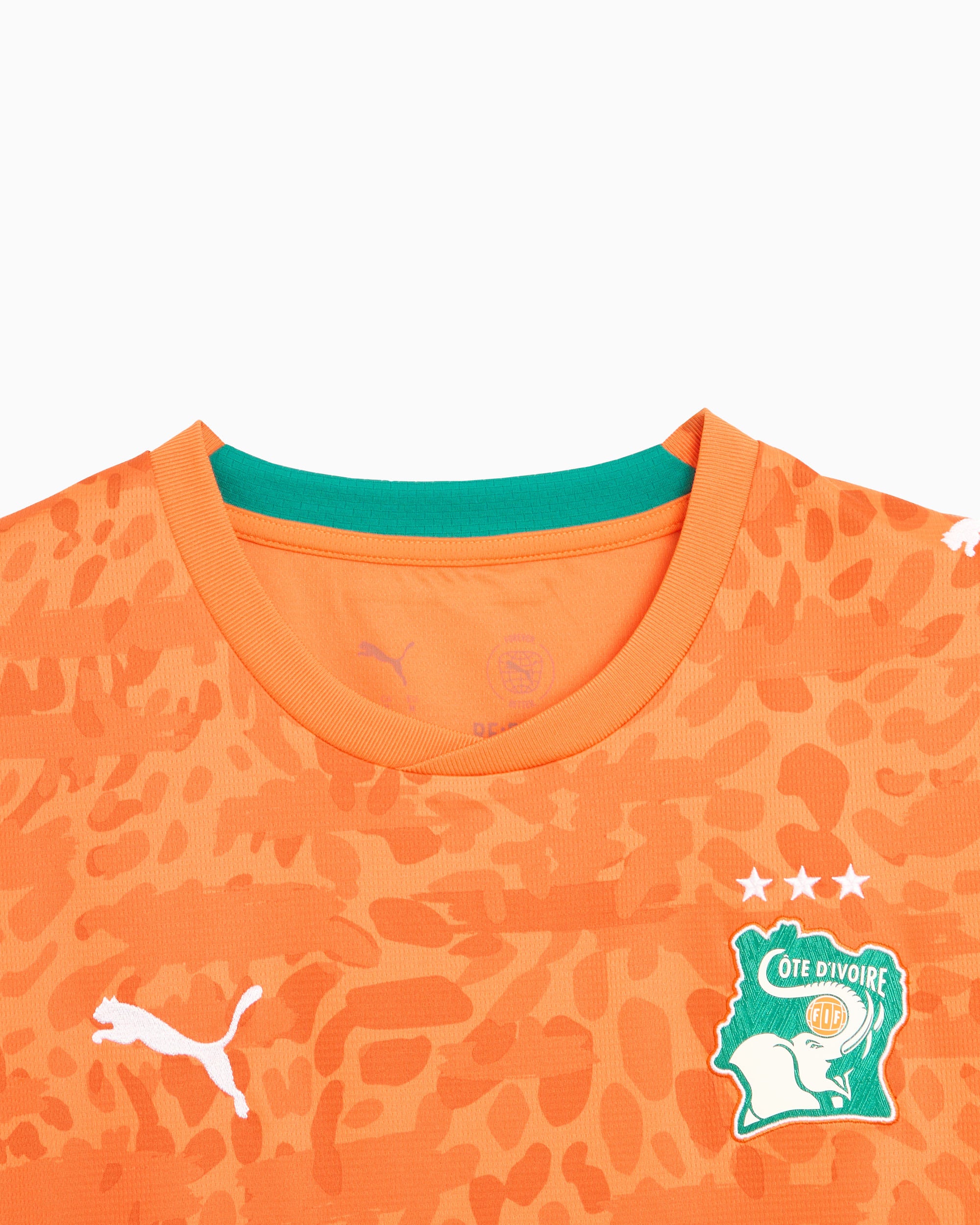 T-Shirts Puma Ivory Coast Futbol First Kit 2026 Men's Jersey T-Shirt - 783182-01