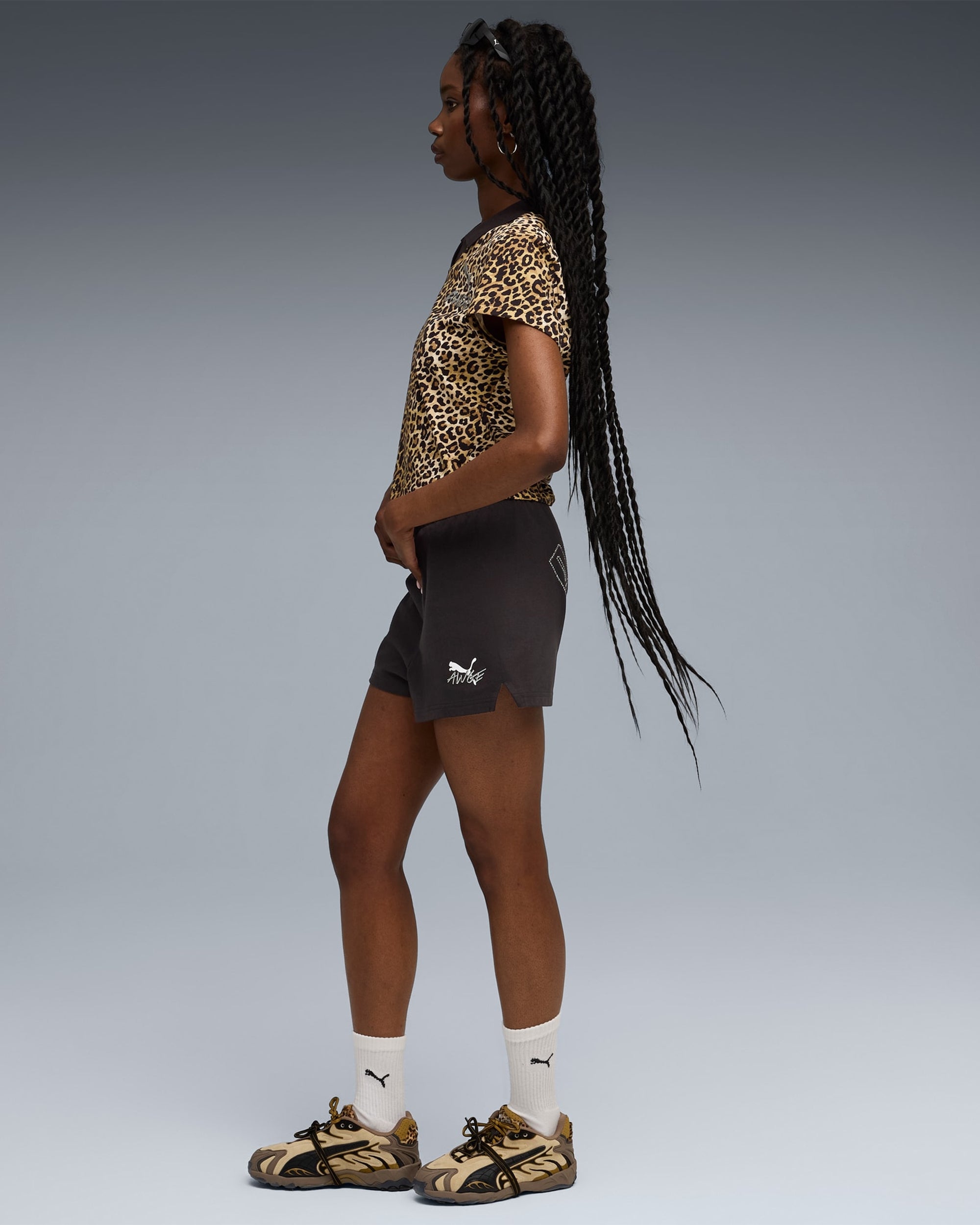T-Shirts Puma x A$AP ROCKY Animal Baby Crop Women's T-Shirt - 636099-05