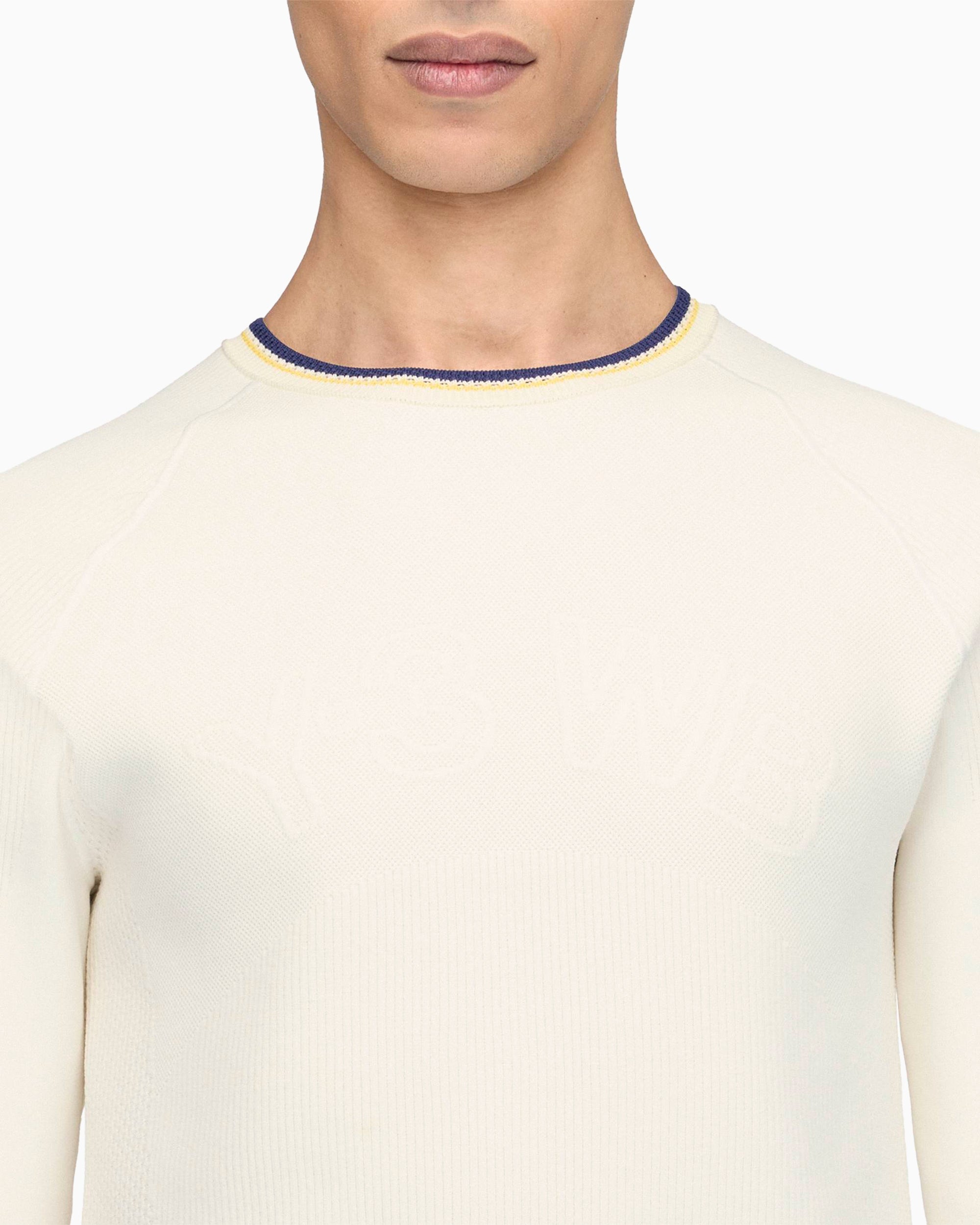 T-Shirts Y-3 x Wales Bonner Long-Sleeved Slim Men's T-Shirt - KS3975