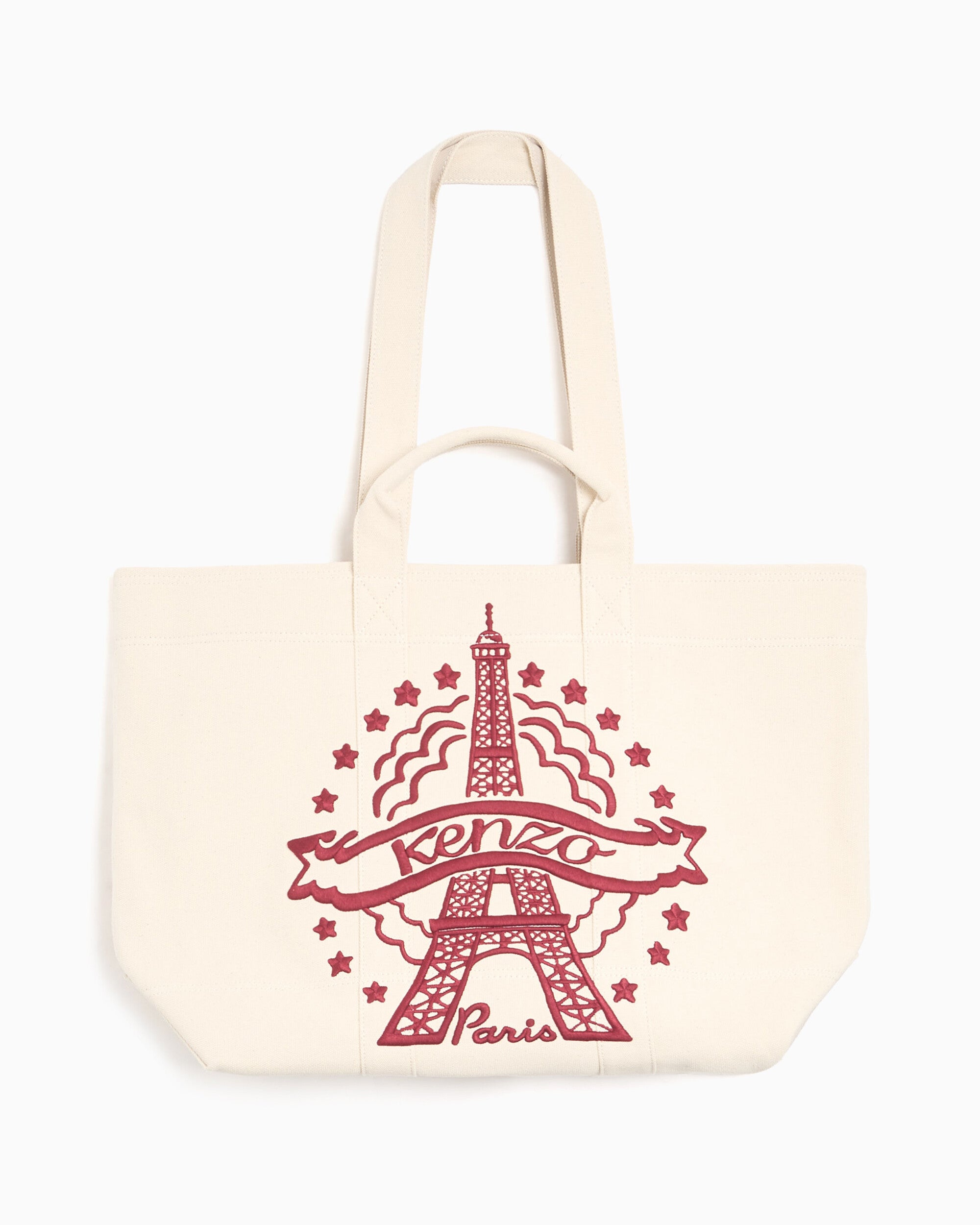 Tote Bags Kenzo Eiffel Tower Design Unisex Tote Bag - FG68SA911F25-03