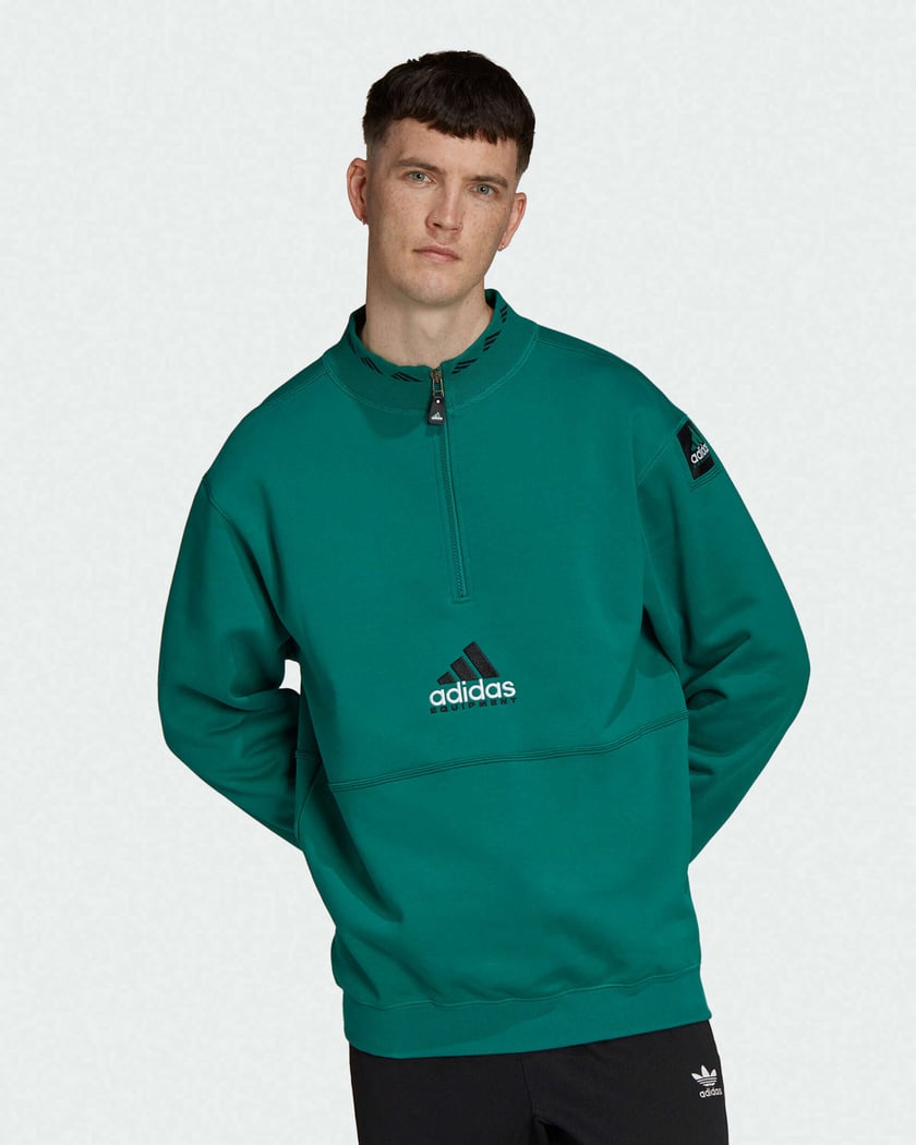 Grünes Adidas Sweatshirt Herren Kleidung Pullover & Sweater Sweater adidas Sweater 